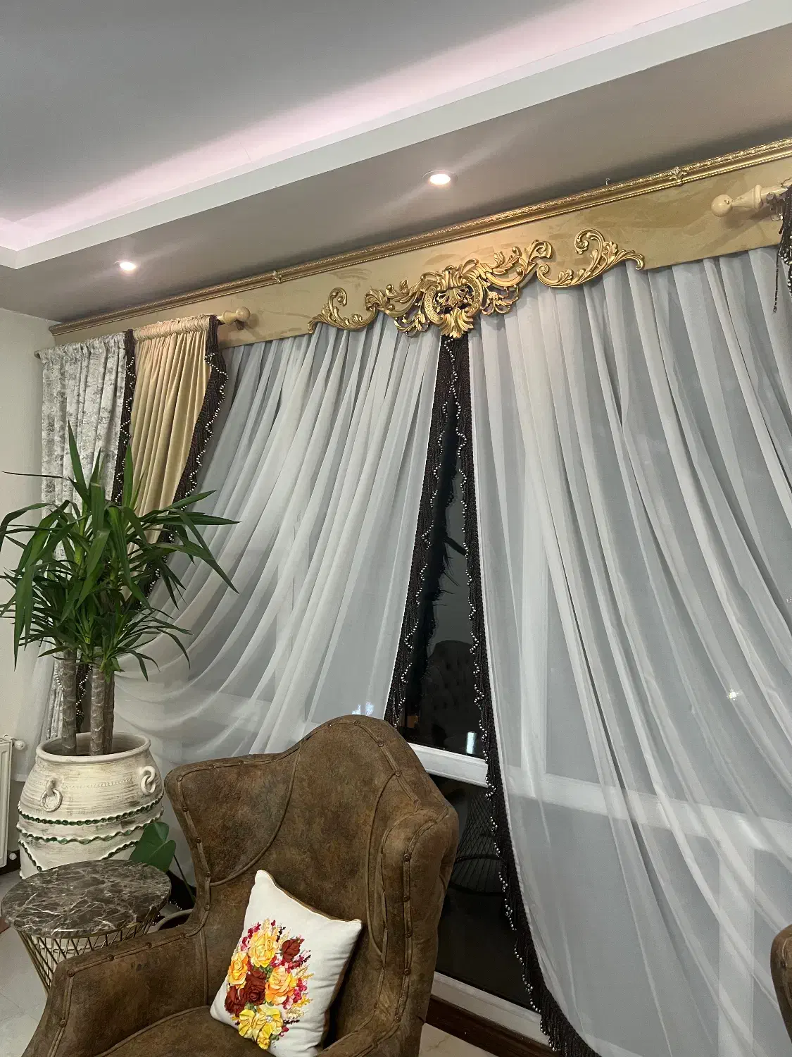 پرده پذیرایی|پرده، رانر، رومیزی|گرمدره, |دیوار