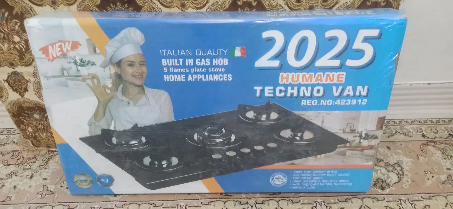 هود و گاز پنج شعله تکنو|اجاق گاز و لوازم برقی پخت‌وپز|ربط, |دیوار