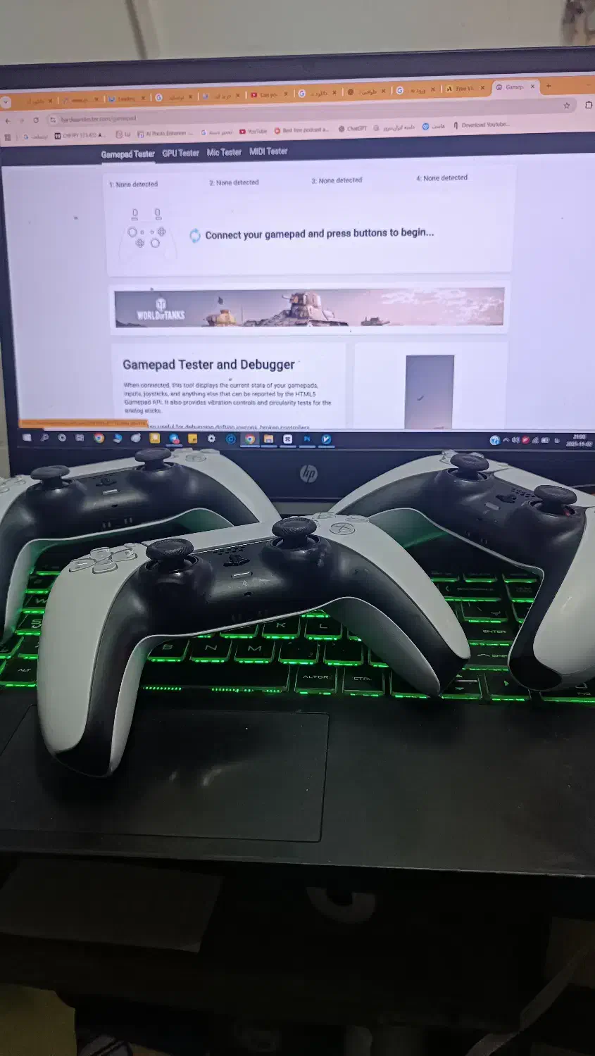 دسته ps5 اصلی کم کار در حد نو|کنسول، بازی ویدئویی و آنلاین|گناباد, |دیوار