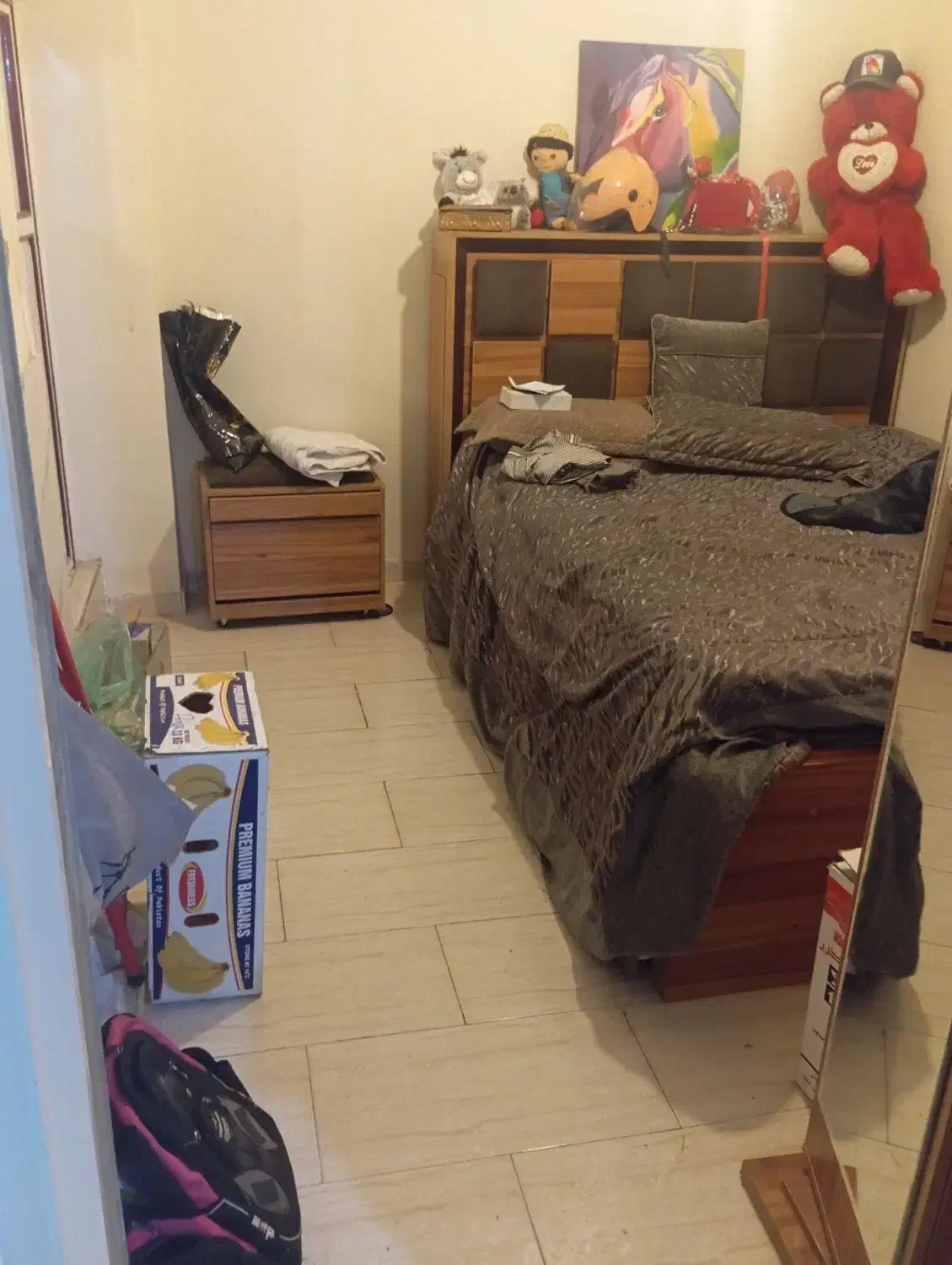 سرویس خواب دونفره|تخت و سرویس خواب|باغستان, |دیوار