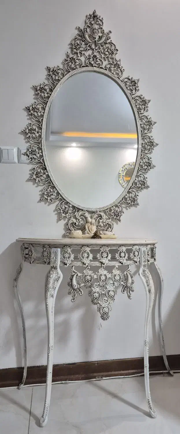 اینه سفید صفحه سنگی|آینه|بومهن, |دیوار