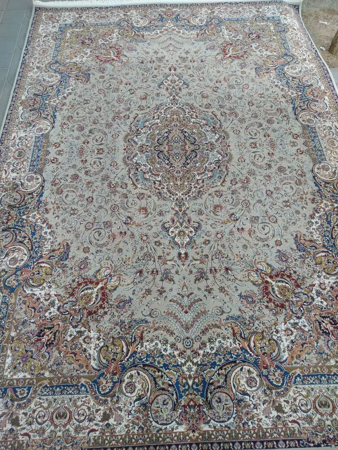 2تا فرش طوسی9متر 700شانه تراکم 2550|فرش|نورآباد, |دیوار