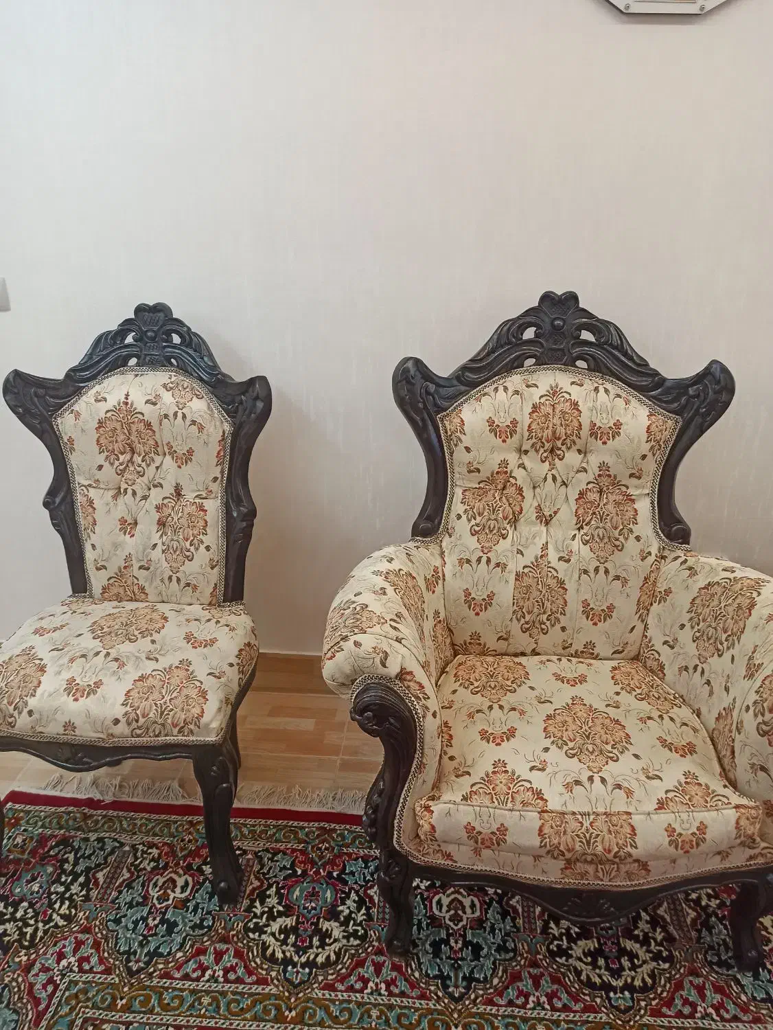 مبل سلطنتی 9 نفره شیک و تمیز.میز ناهار خوری|مبلمان خانگی و میز عسلی|الوند, |دیوار