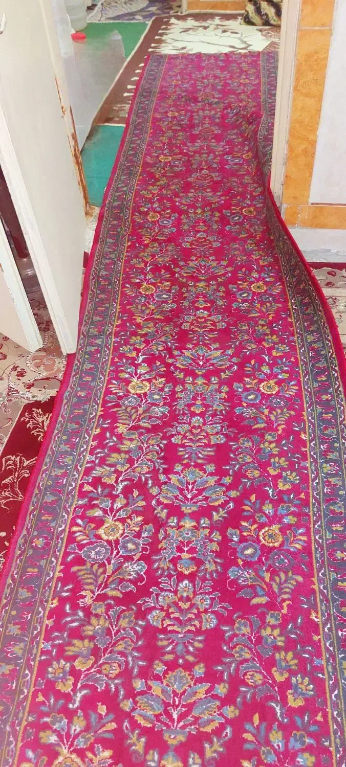 فرش راهرویی سالم و خوشرنگ|فرش|کارون, |دیوار