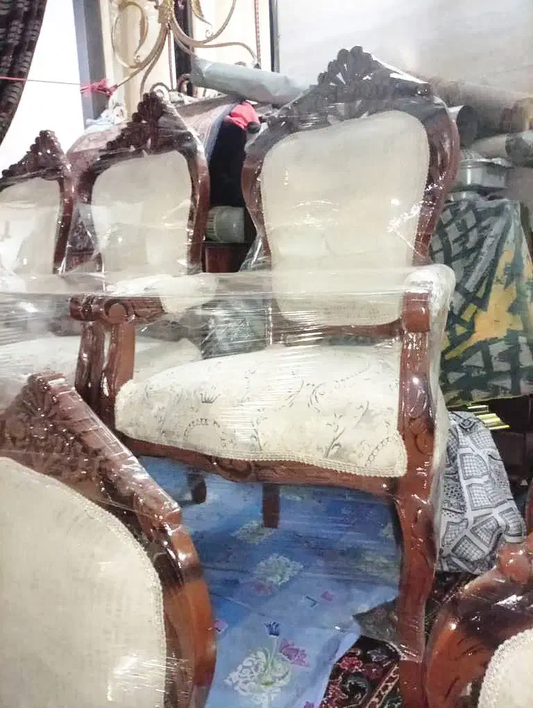 سرویس مبلمان سلطنتی مدل فرانسوی راش اصل|مبلمان خانگی و میز عسلی|زنجان, |دیوار