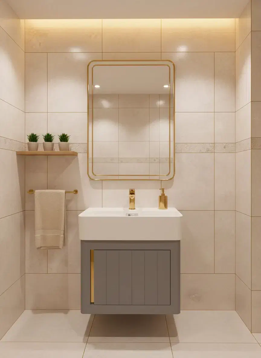 روشویی کابینتی خطی داتیس|لوازم سرویس بهداشتی|کرمان, |دیوار