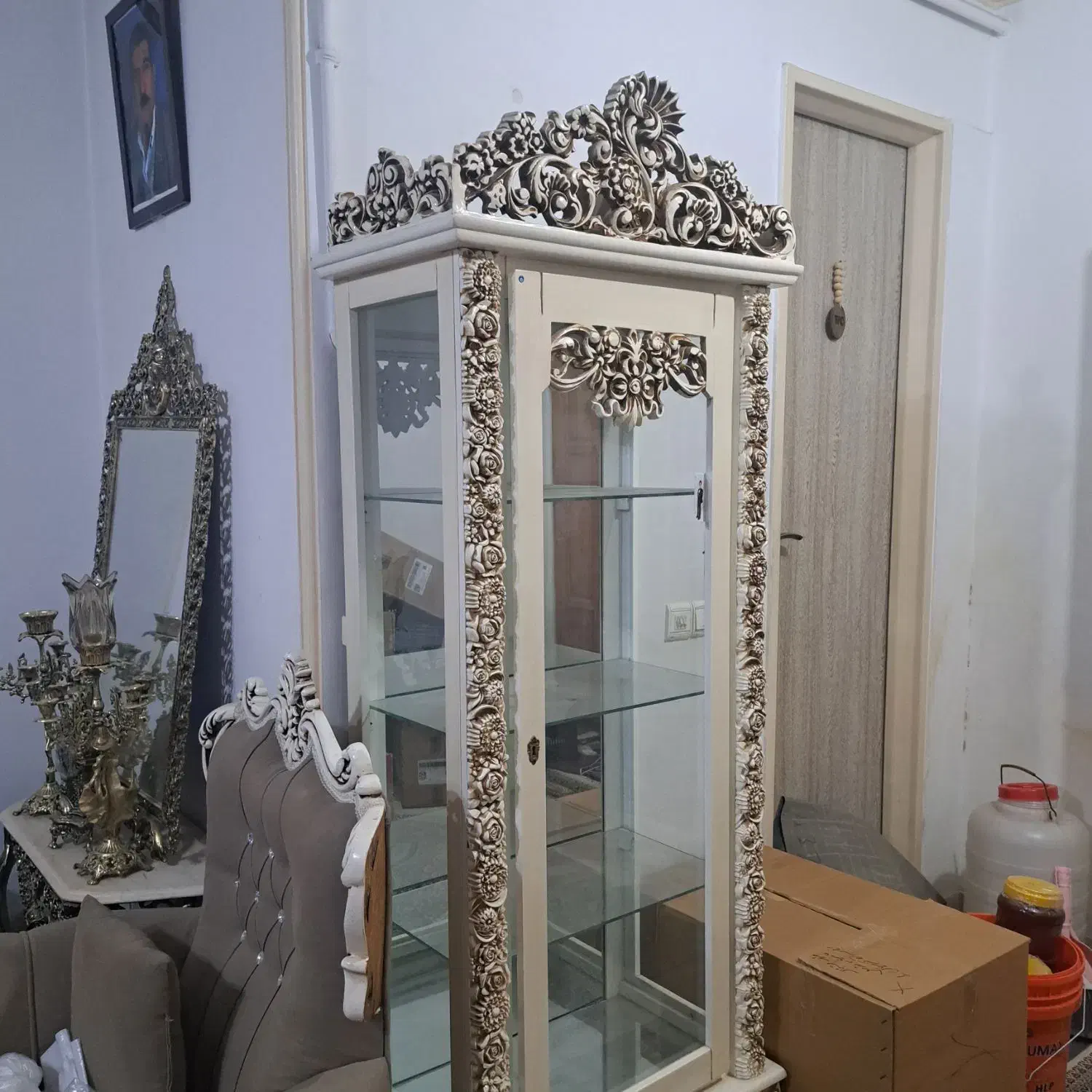 بوفه ..سالم در حد نو|بوفه، ویترین، کنسول|آبیک, |دیوار