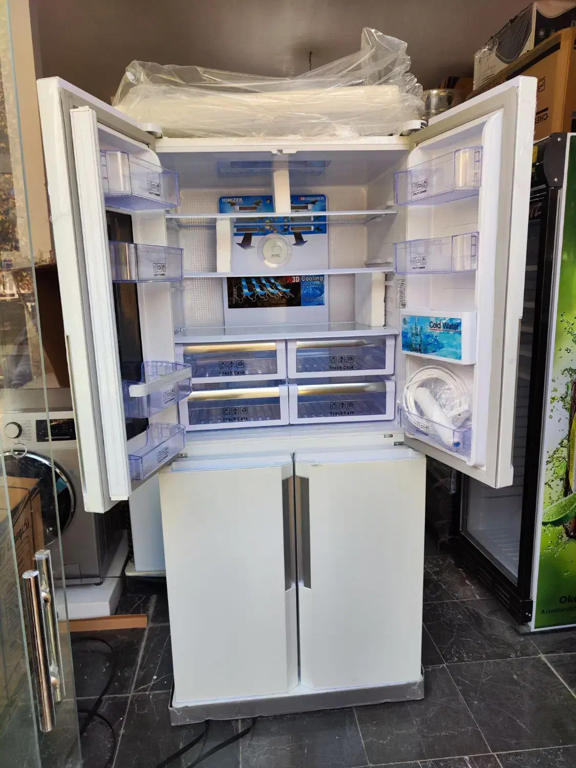 یخچال ساید چهار درب جدید|یخچال و فریزر|خرم‌آباد, |دیوار