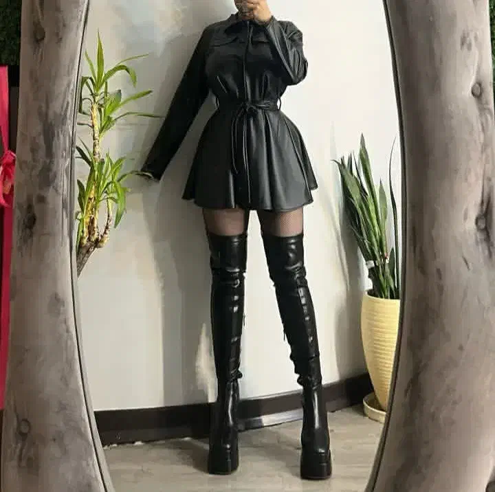 بوت چرم پاشنه بلند|کیف، کفش، کمربند|فریدونشهر, |دیوار