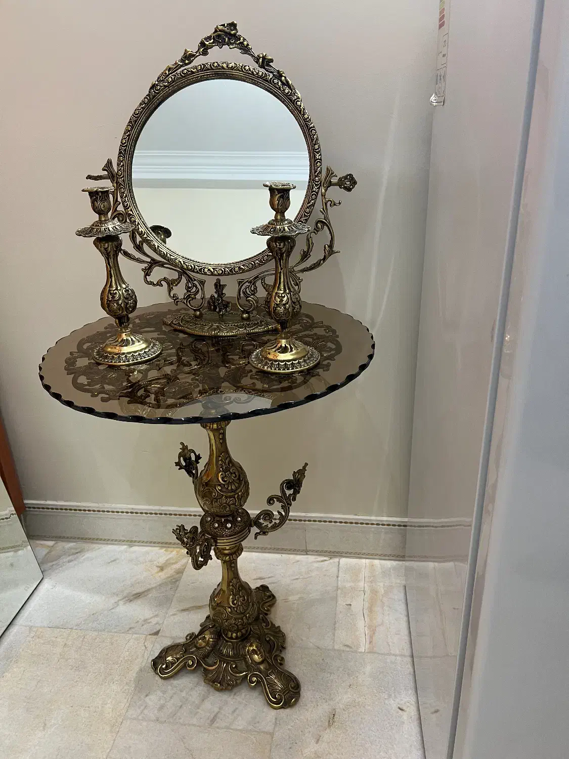 آینه شعمدان برنز|آینه|تهران, شهران شمالی|دیوار