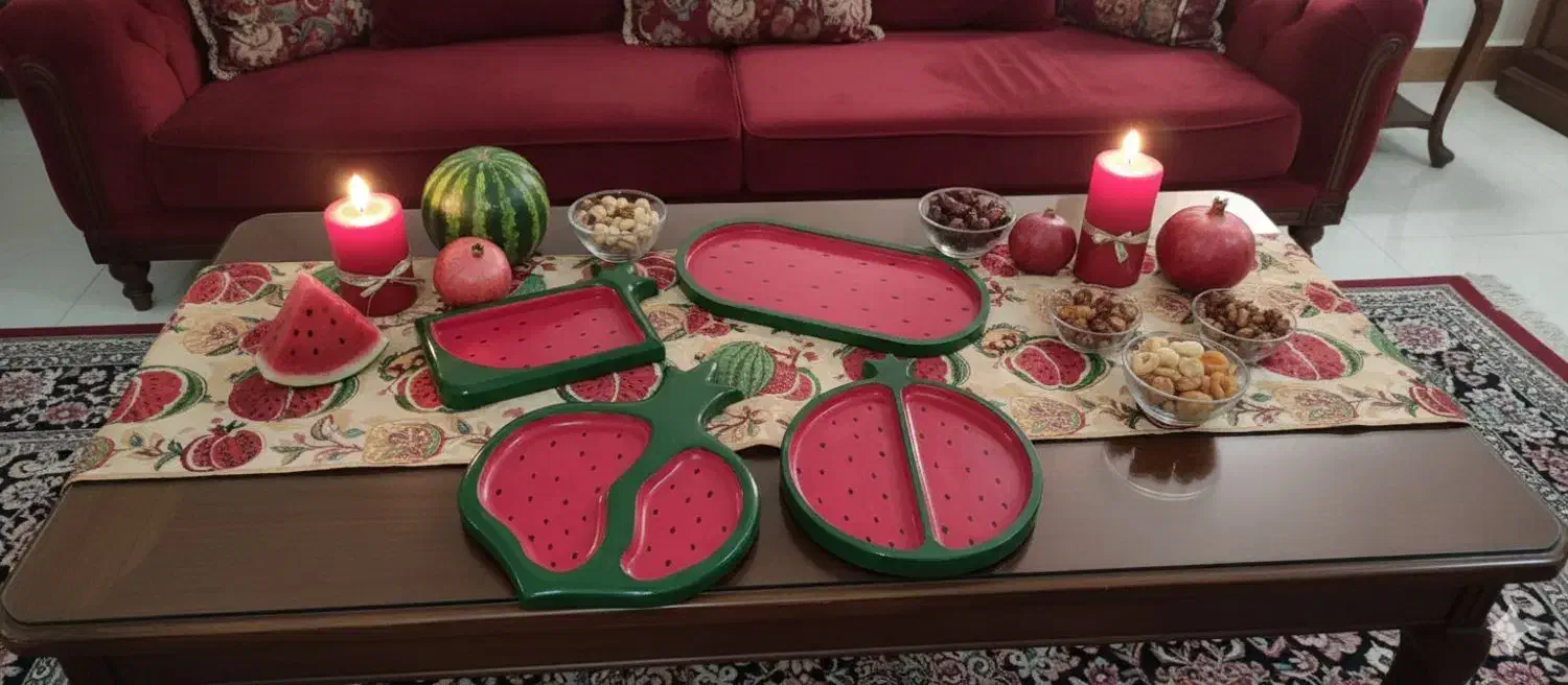 یلدایی متفاوت با ظروف پذیرایی یلدایی|صنایع دستی و سایر لوازم تزئینی|بندرعباس, |دیوار