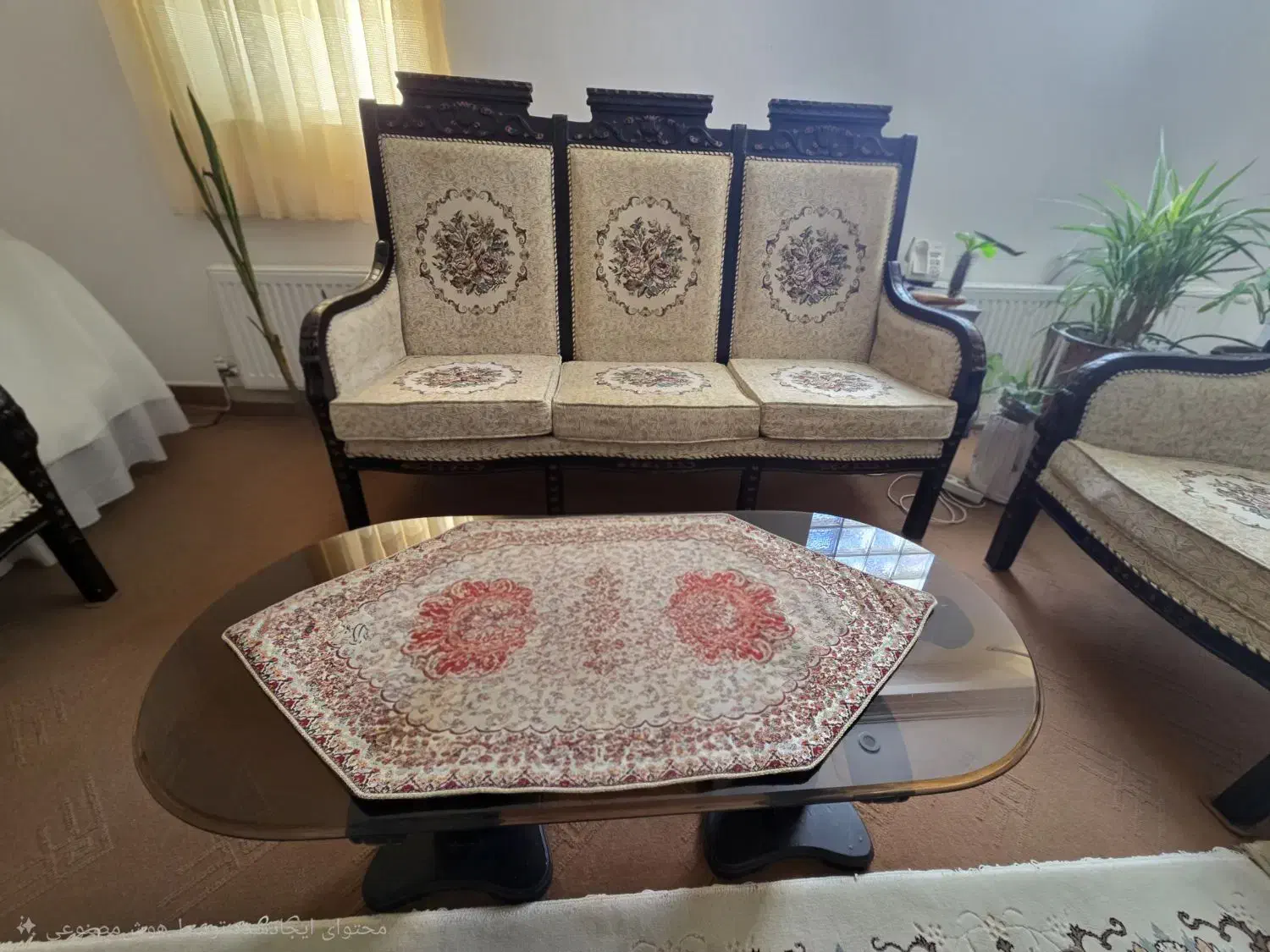 مبل و میز ناهارخوری سلطنتی ۷نفره|مبلمان خانگی و میز عسلی|خمین, |دیوار