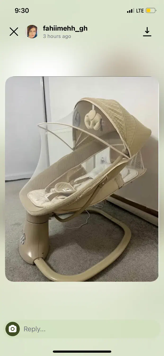 گهواره برقی|اسباب و اثاث بچه|مشهد, فتح المبین|دیوار