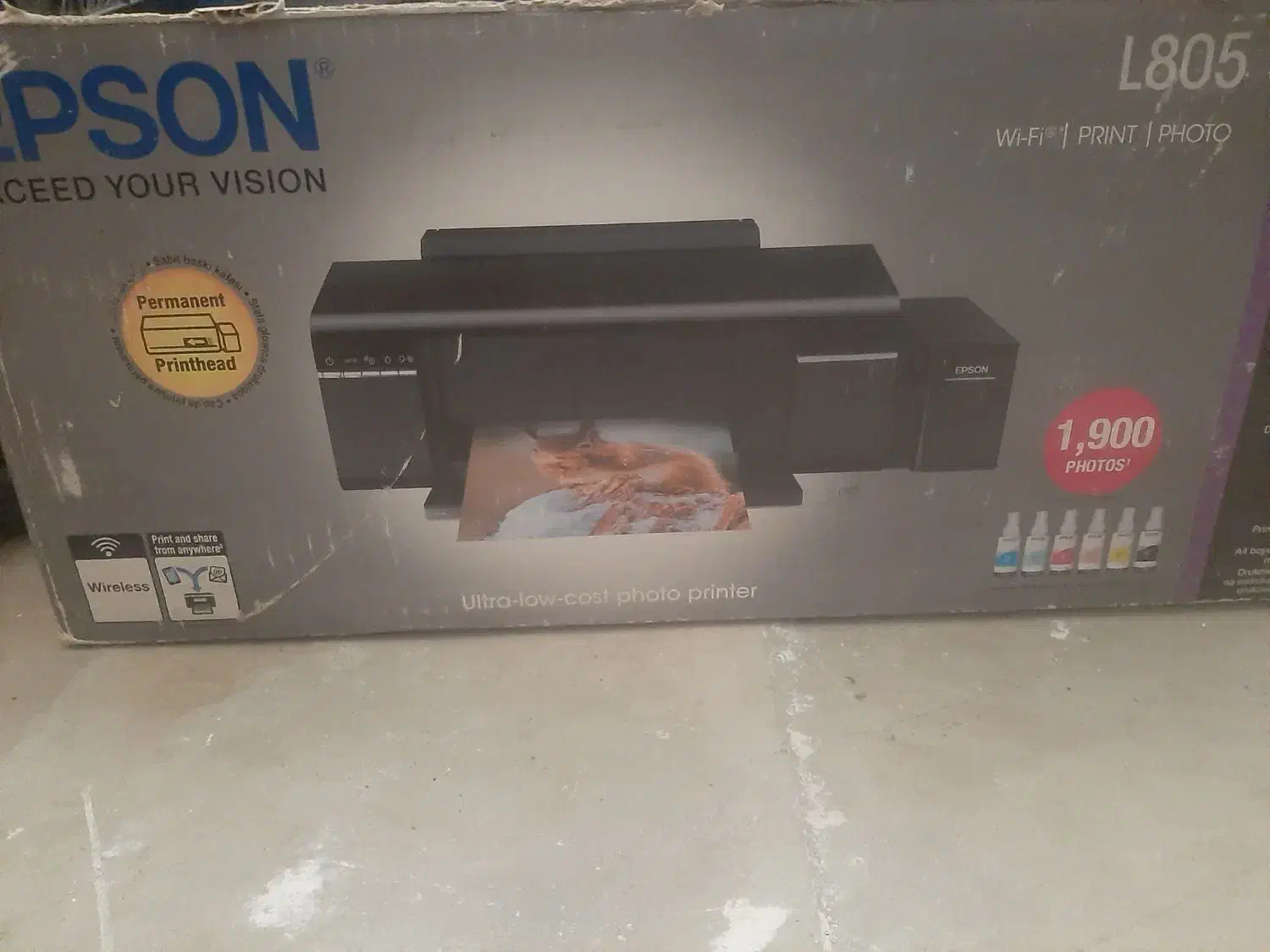 پرینتر جوهر افشان اپسون رنگی مدل L805|پرینتر، اسکنر، کپی، فکس|جیرفت, |دیوار