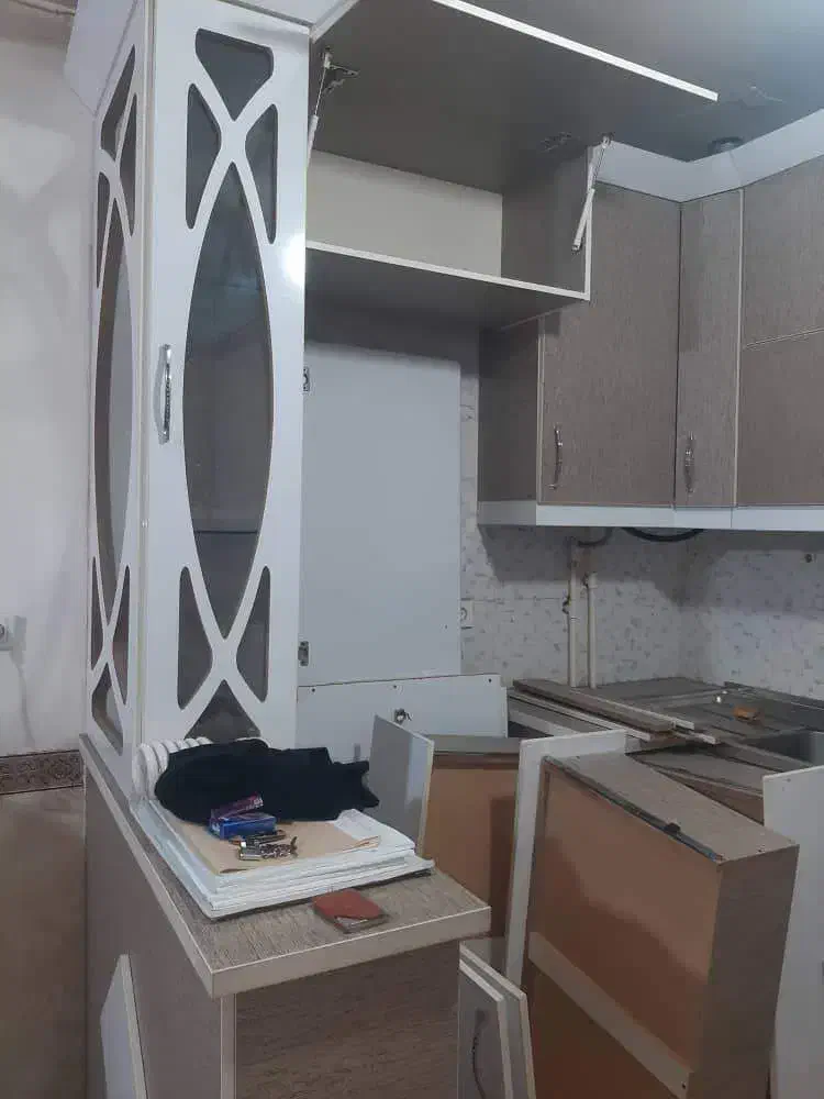 کابینت کمد دیواریکابینت کامل باسینک و گاز رومیزی|جاکفشی، کمد، دراور|فردوسیه, |دیوار