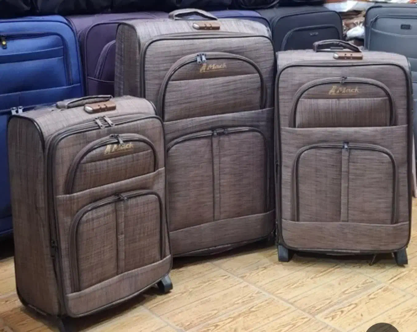 چمدان پارچه ای سه عددی باهم 2950|کیف، کفش، کمربند|اسلامشهر, شهرک طالقانی|دیوار