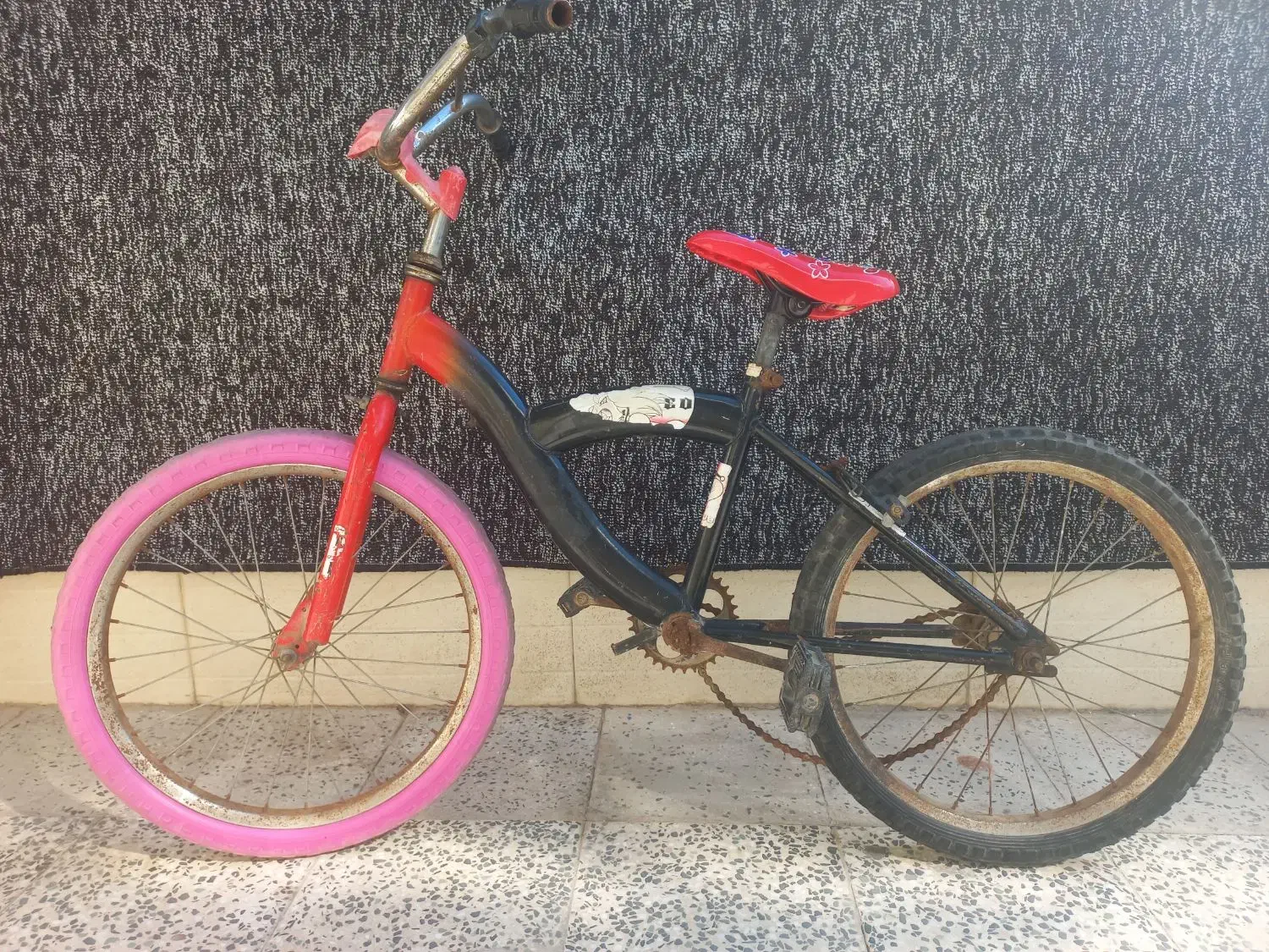 دوچرخه سالم تایر فیبری|دوچرخه، اسکیت، اسکوتر|گتوند, |دیوار