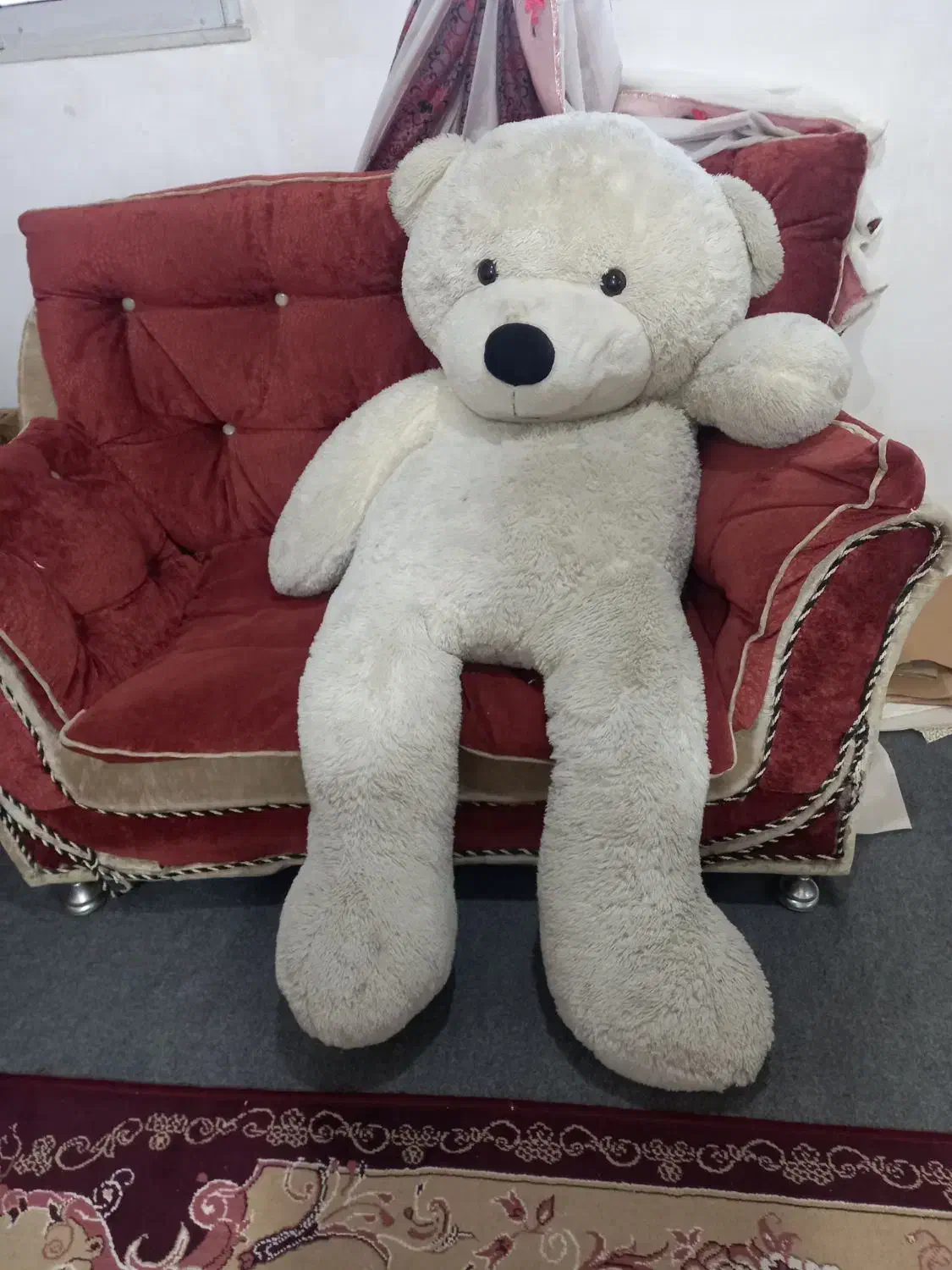 عروسک خرس بزرگ یک و نیم متری|اسباببازی|ساری, |دیوار