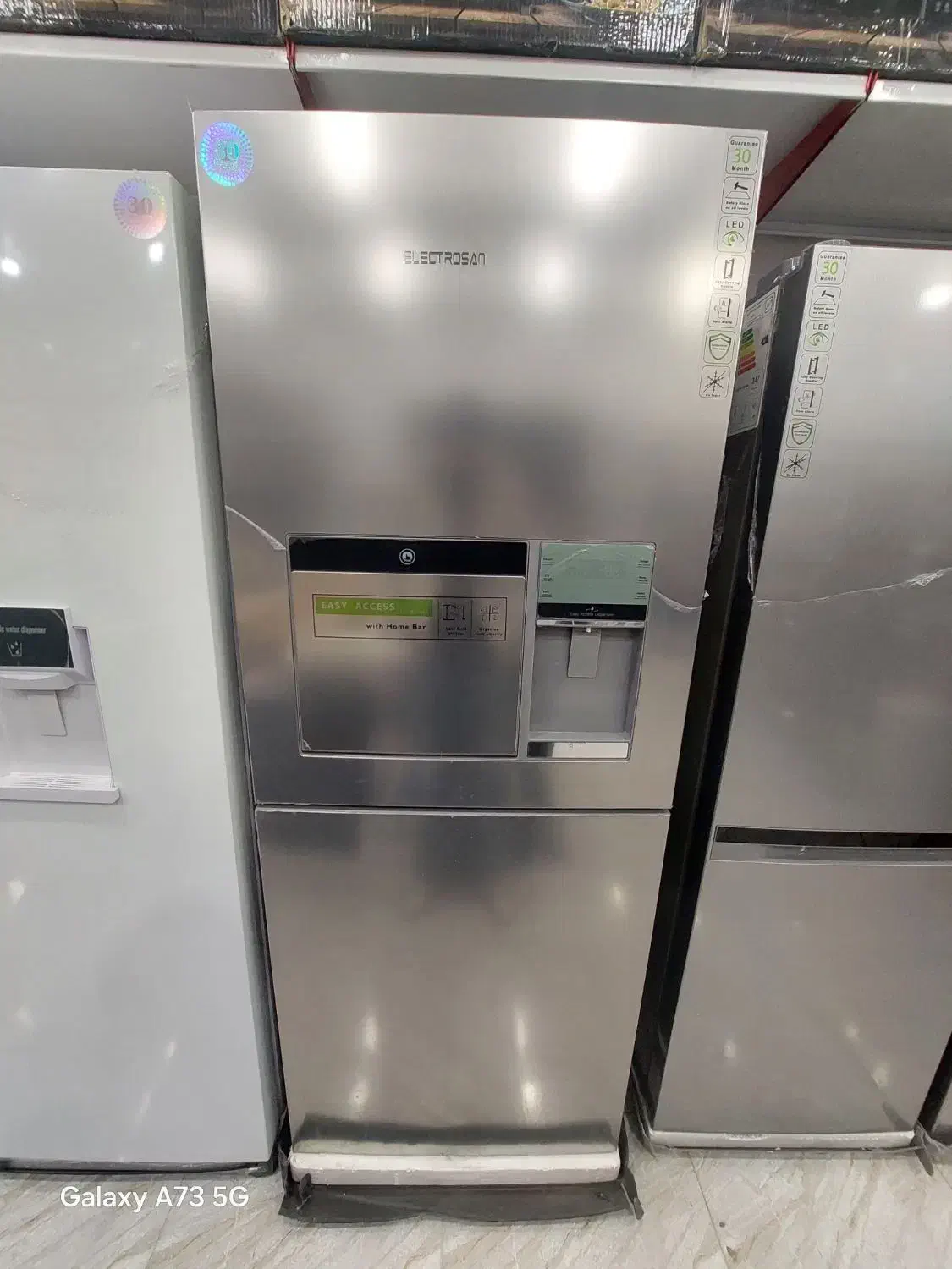 یخچال|یخچال و فریزر|بافت, |دیوار