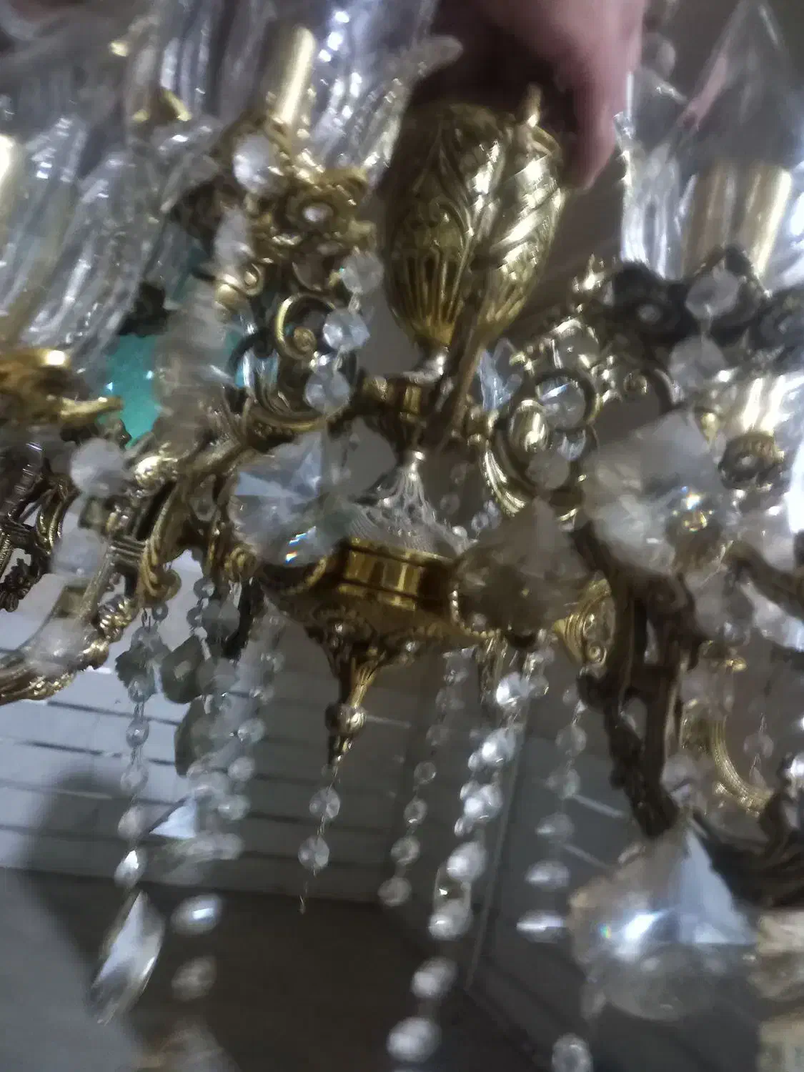 لوستر۱۲ شاخه|لوستر و چراغ آویز|پیشوا, |دیوار