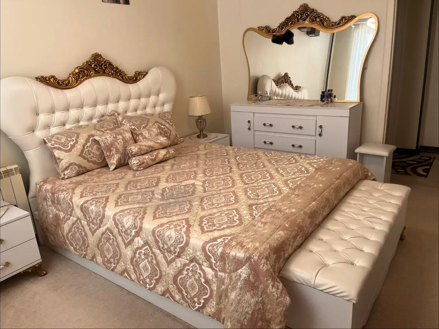 سرویس خواب کامل در حد نو|تخت و سرویس خواب|تهران, گلستان (شهرک راه آهن)|دیوار