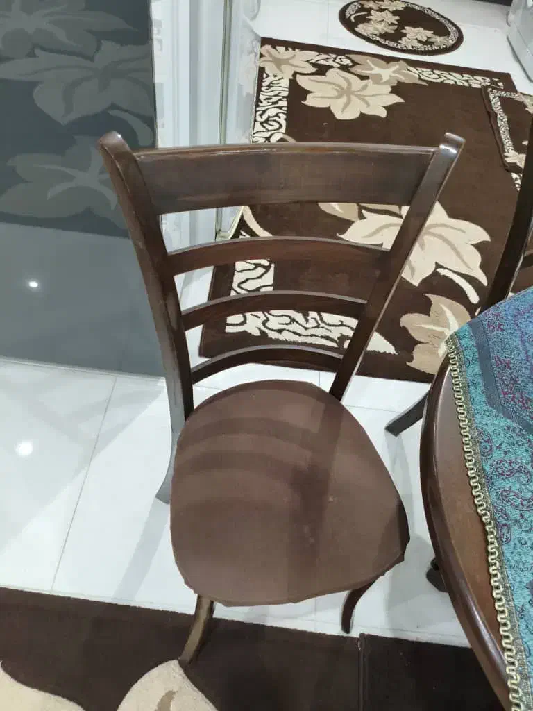 فروش میز ناهار خوری تمام چوب سالم|میز و صندلی غذاخوری|ملارد, |دیوار