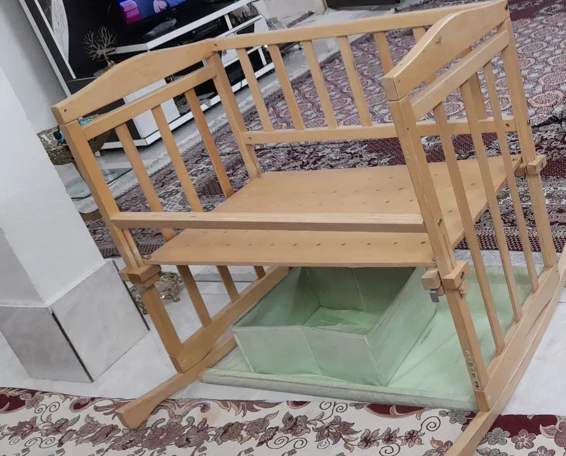 گهواره چوبی|اسباب و اثاث بچه|تهران, تهرانپارس شرقی|دیوار