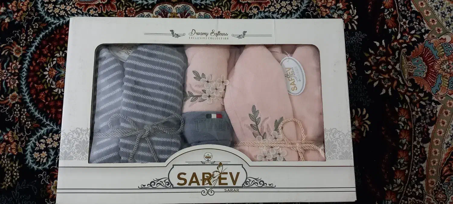 سرویس حوله ۲ قلو|سفره، حوله، دستمال آشپزخانه|بندرعباس, |دیوار