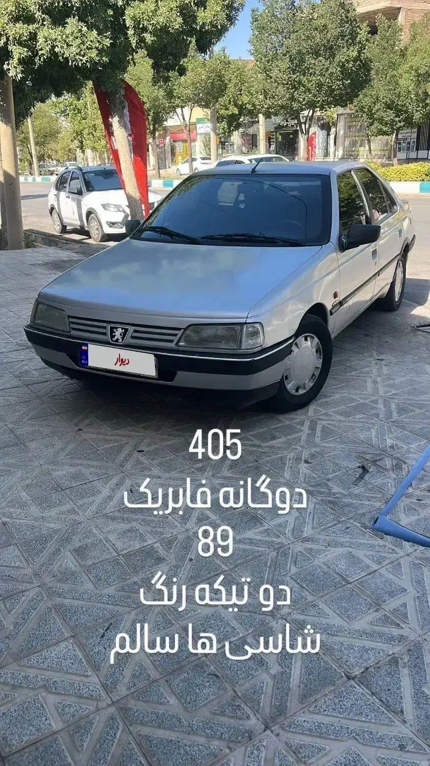 405 دوگانه فابریک مدل89|خودرو سواری و وانت|اقلید, |دیوار