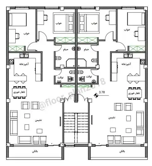کجاباد کجوار مجتمع ۱۰ واحدی دو خواب نیمه کاره|فروش آپارتمان|تبریز, |دیوار