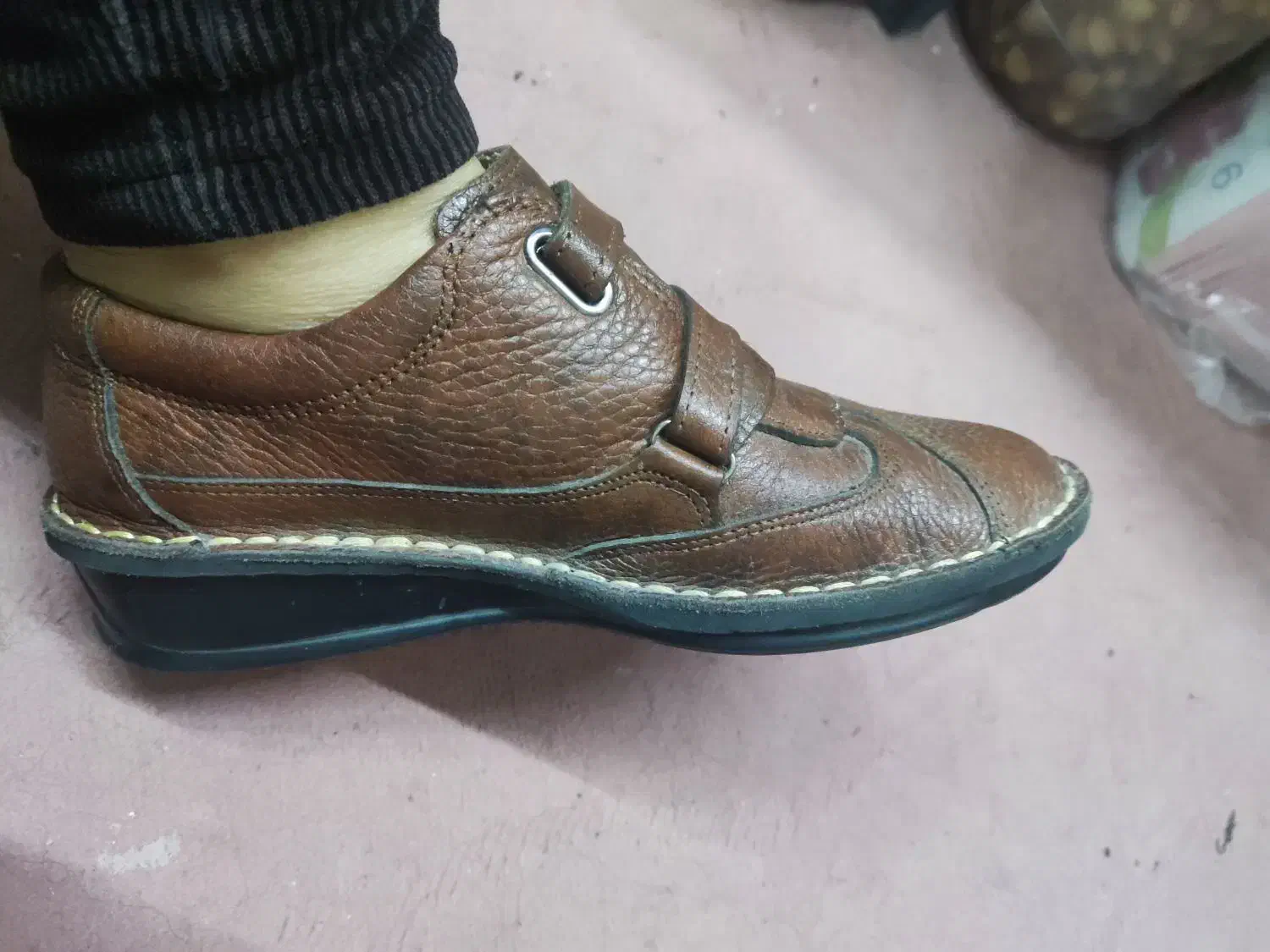 کفش چرم اصلی و طبیعی سایز ۳۷|کیف، کفش، کمربند|نجف‌آباد, یزدانشهر|دیوار