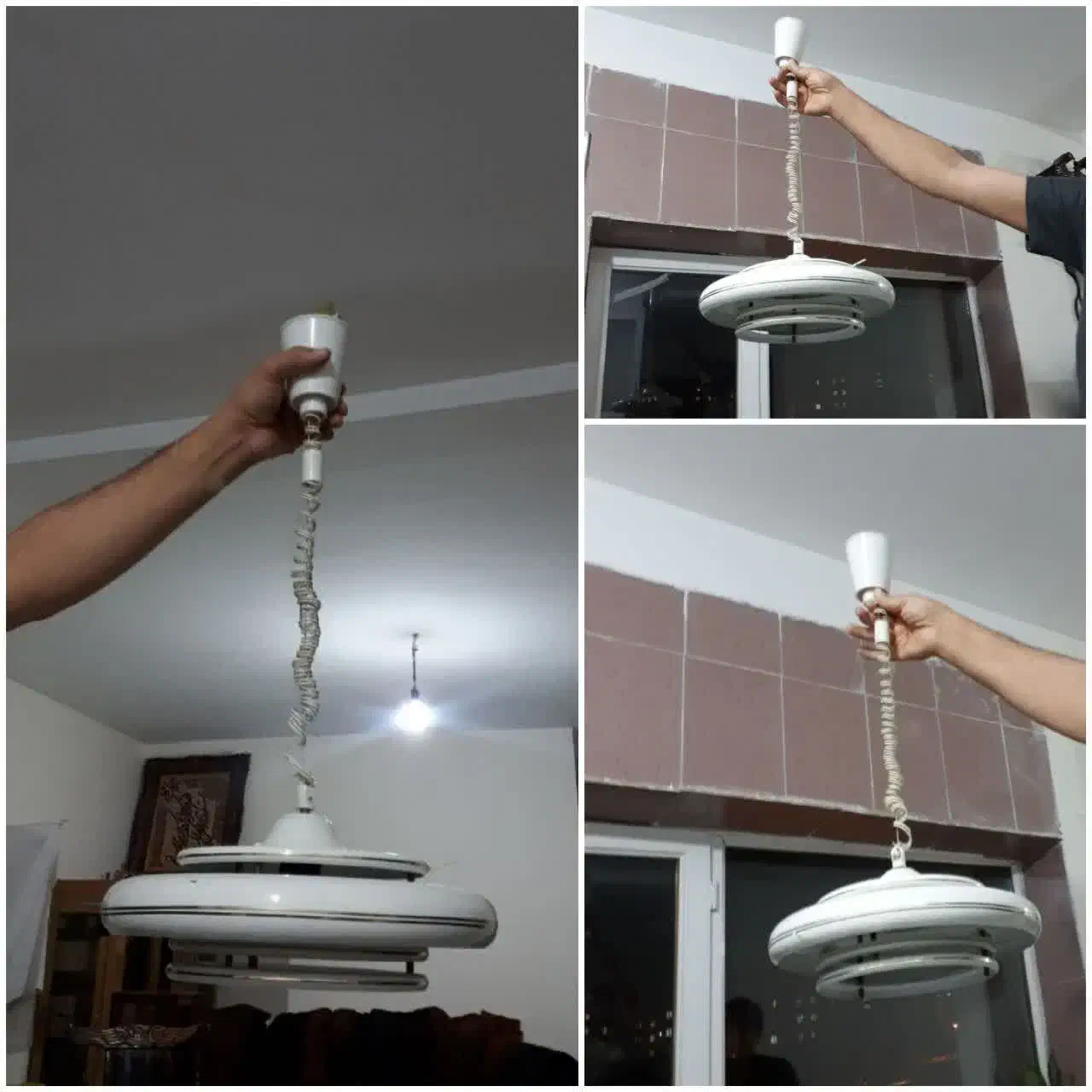 چراغ آویز فلزی|لوستر و چراغ آویز|دماوند, گیلاوند|دیوار