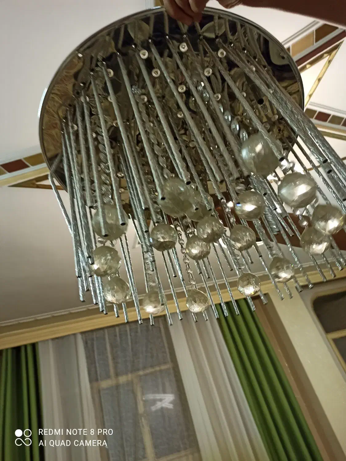 لوستر و قفس با پایه ایستاده|لوستر و چراغ آویز|شاهینشهر, فردوسی|دیوار