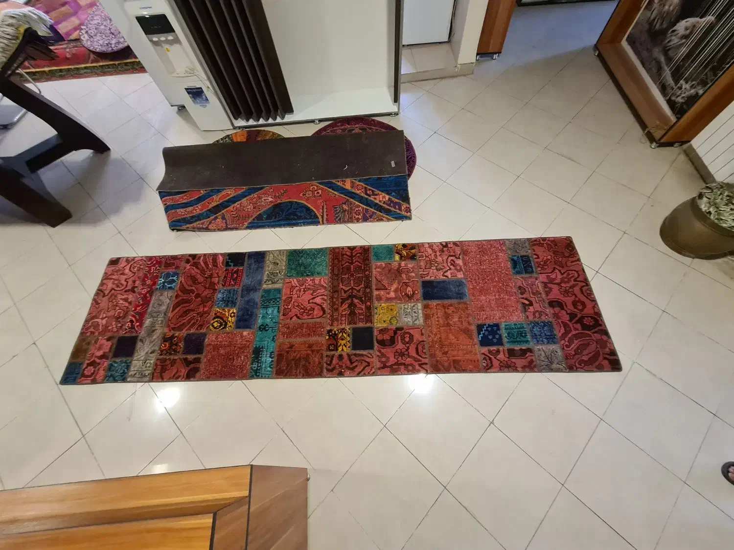 فرش دست بافت تکه دوزی (کلاژ)|فرش|تهران, مولوی|دیوار