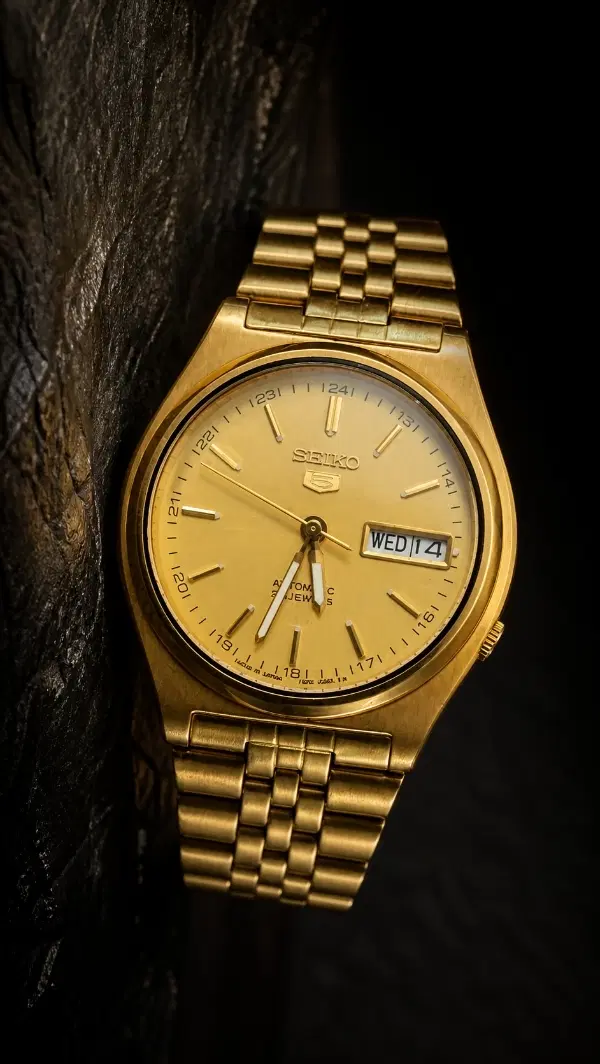 Original Seiko 5 Automatic اتومات طلایی مشابه نو|ساعت|تهران, جنتآباد جنوبی|دیوار