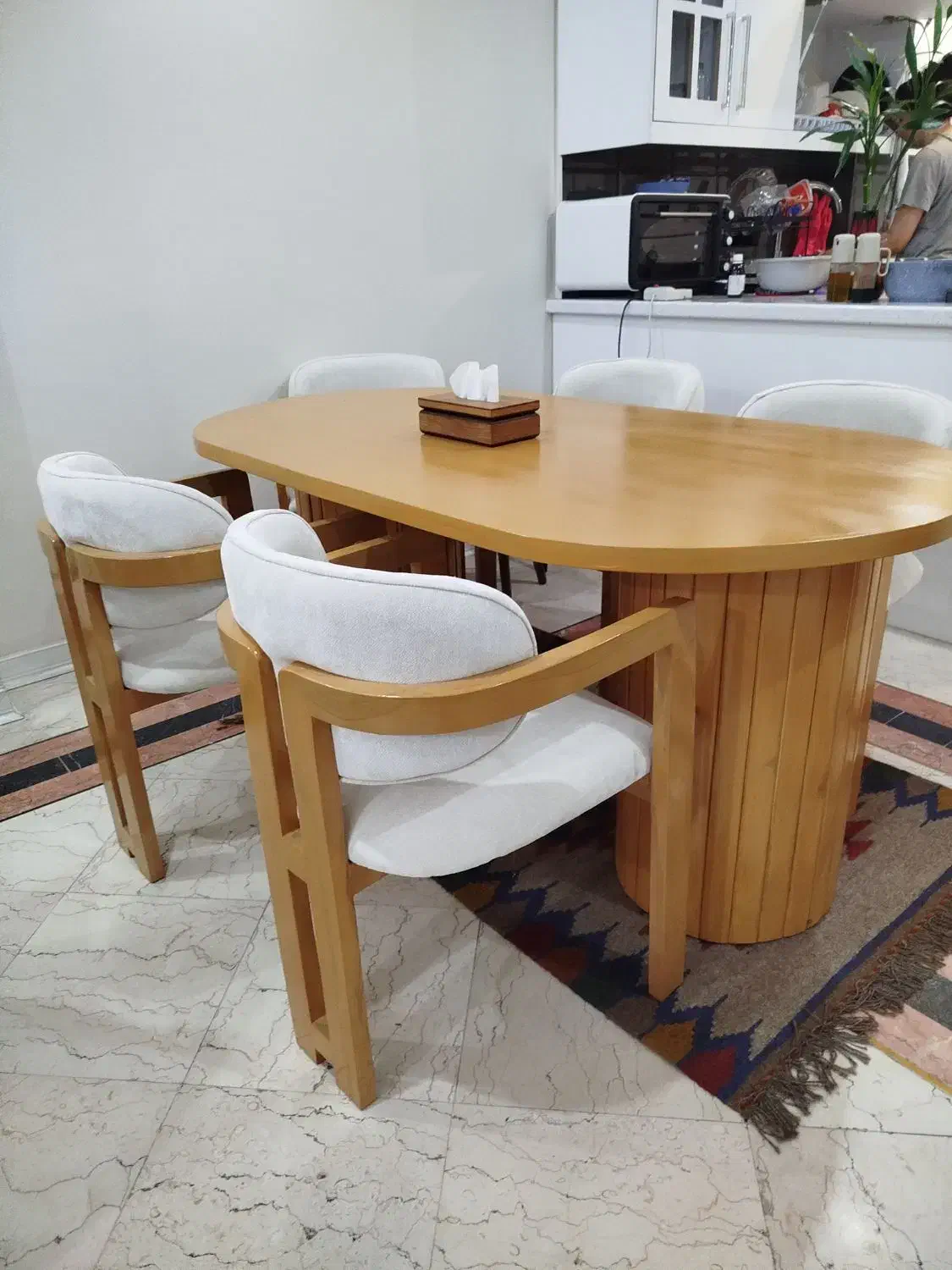 میز ناهارخوری شش نفره|میز و صندلی غذاخوری|تهران, سهروردی|دیوار