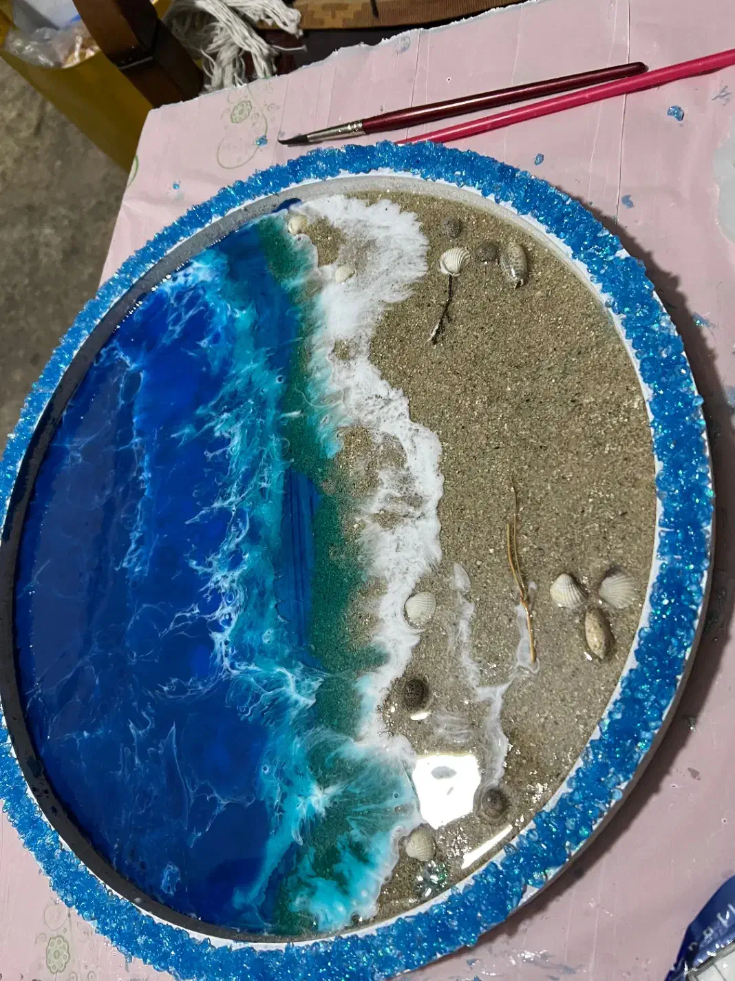 آموزش رزین (زیورآلات و ظروف)|خدمات آموزشی|کرج, حیدرآباد|دیوار