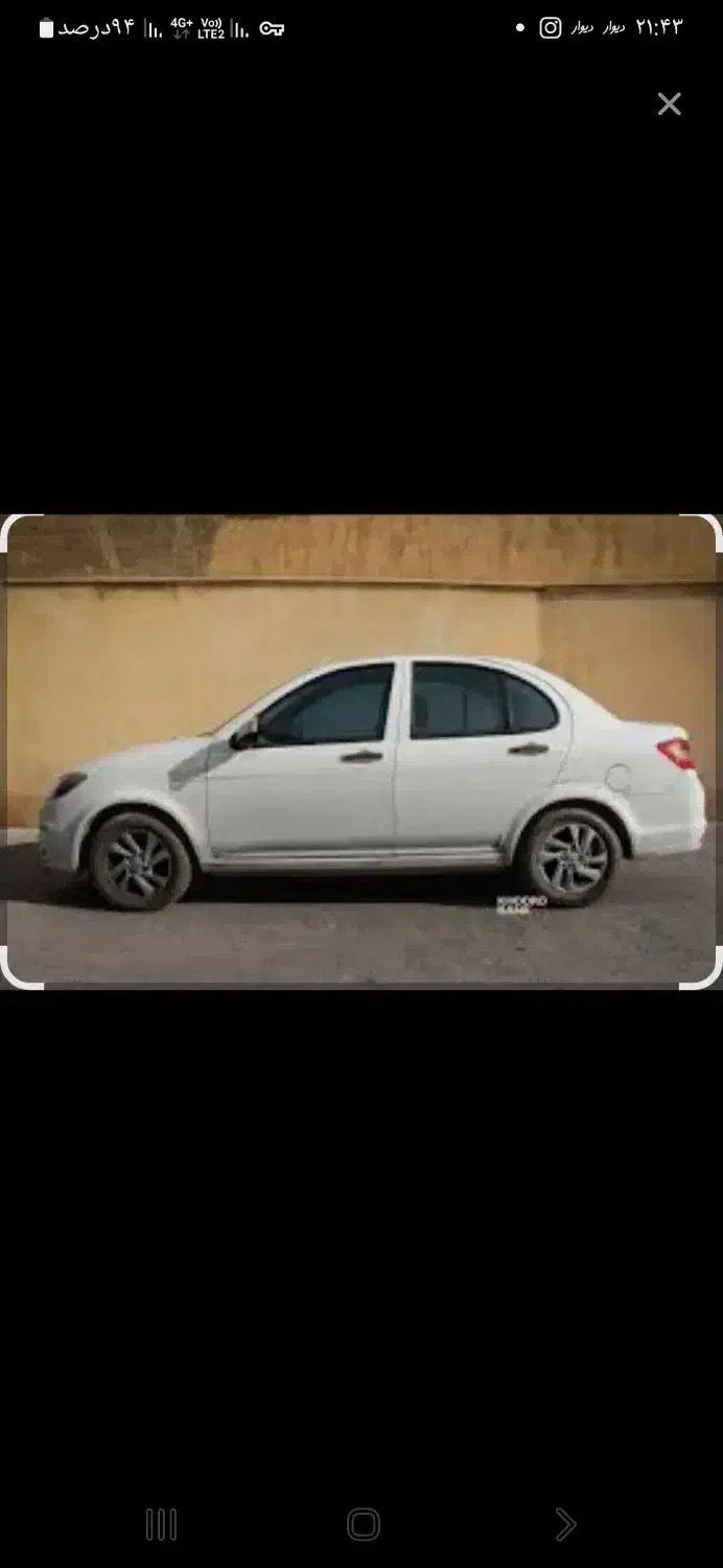 ساینا ۱۴۰۰ سفید رنگ|خودرو سواری و وانت|آق قلا, |دیوار