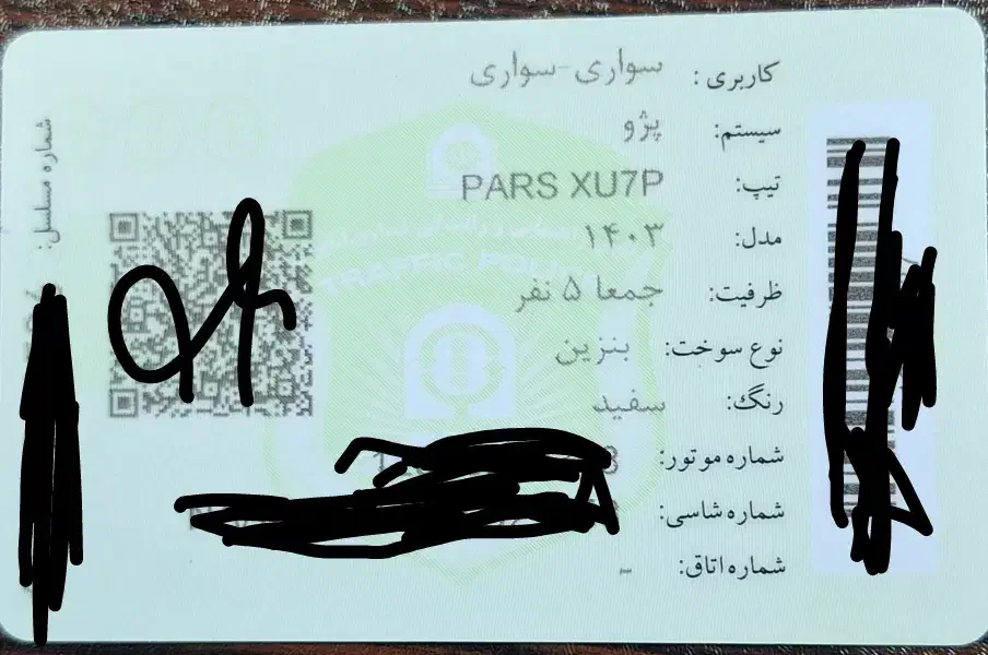 پژوپارس موتور جدیدxup7 مدل۱۴۰۳|خودرو سواری و وانت|قم, شهرک قدس|دیوار