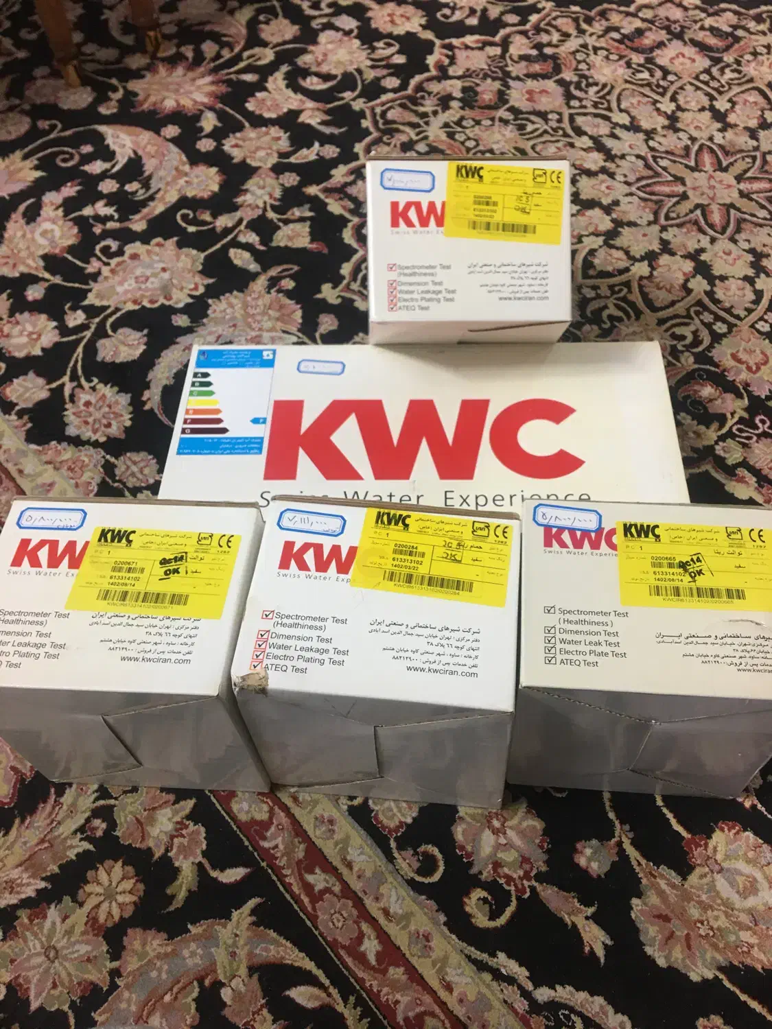 فروش شیر آلات KWC رنگ سفید مدل ریتا|لوازم سرویس بهداشتی|آمل, |دیوار