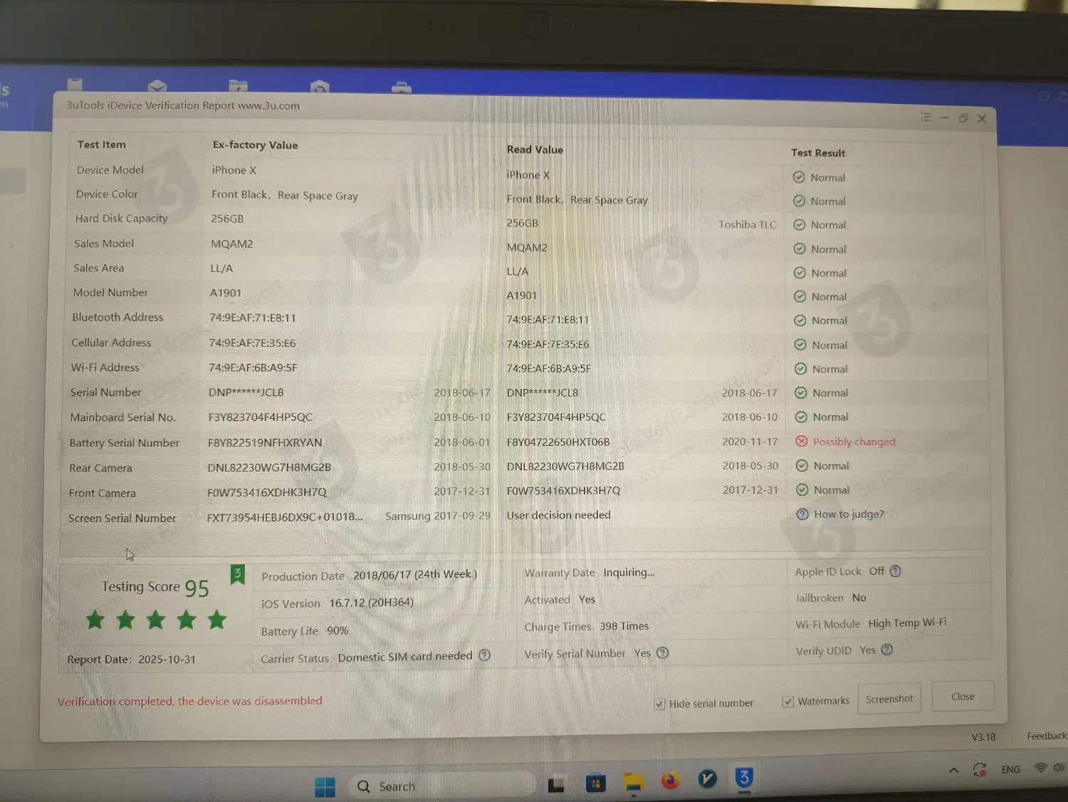 ایفون x 256پک اصلی|موبایل|قم, پردیسان|دیوار
