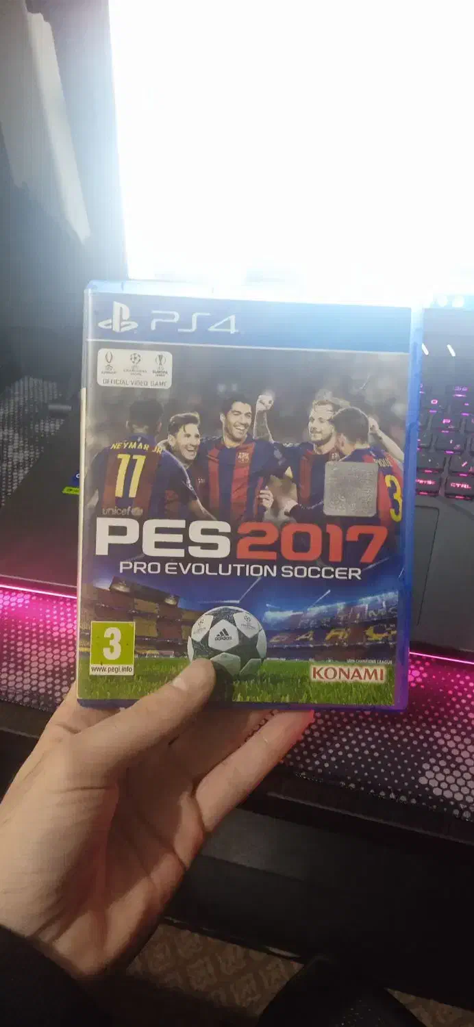 بازی pes 17 برای کنسول ps4|کنسول، بازی ویدئویی و آنلاین|رشت, منظریه|دیوار