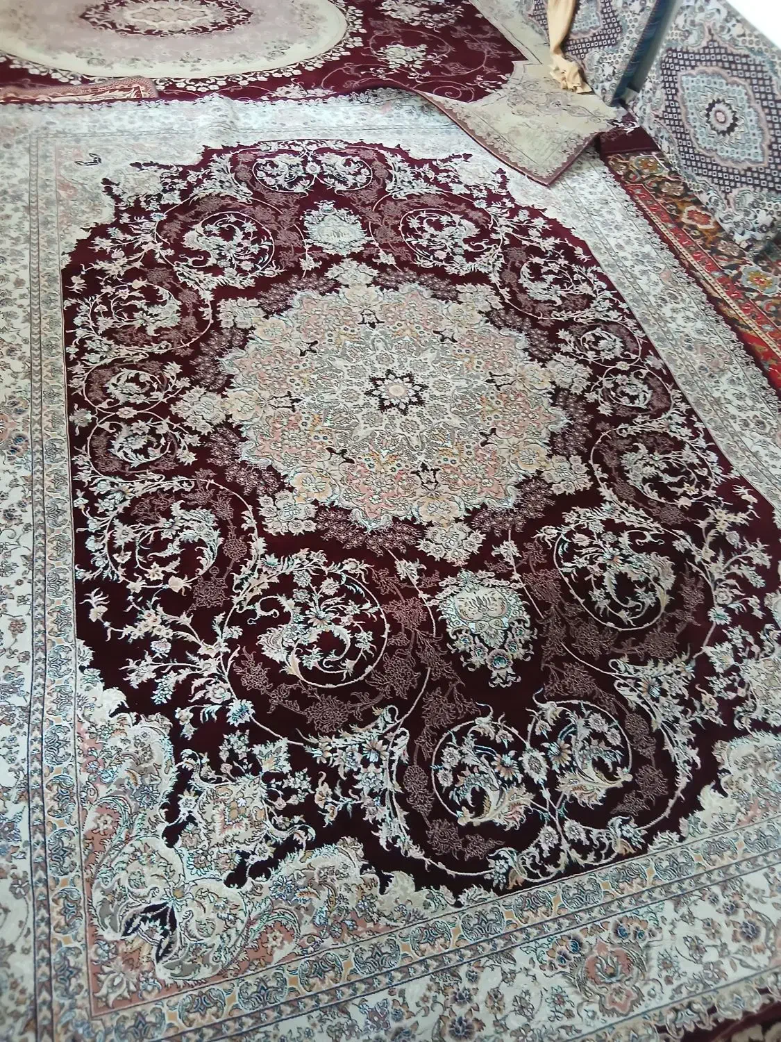 فرش ۹ متری ۲ عدد|فرش|شال, |دیوار