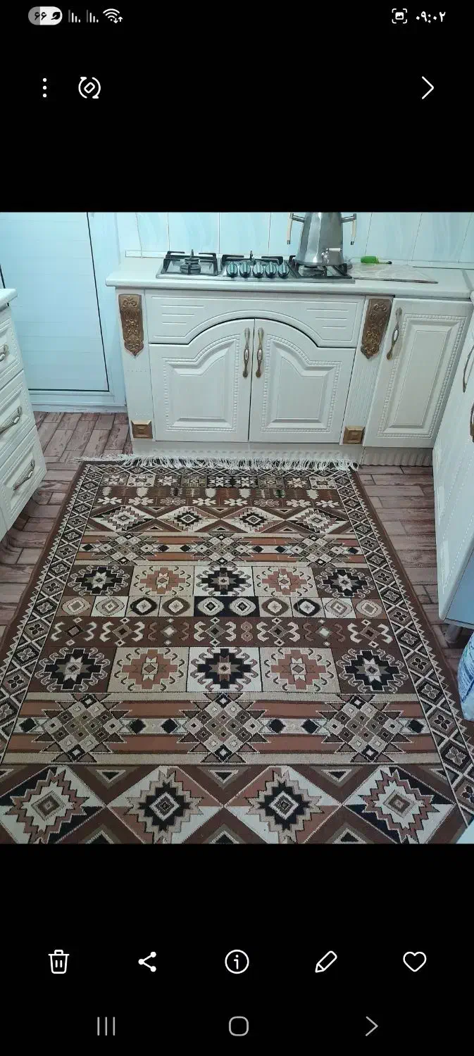 گلیم فرش آشپزخونه|گلیم، جاجیم، گبه|زنجان, |دیوار