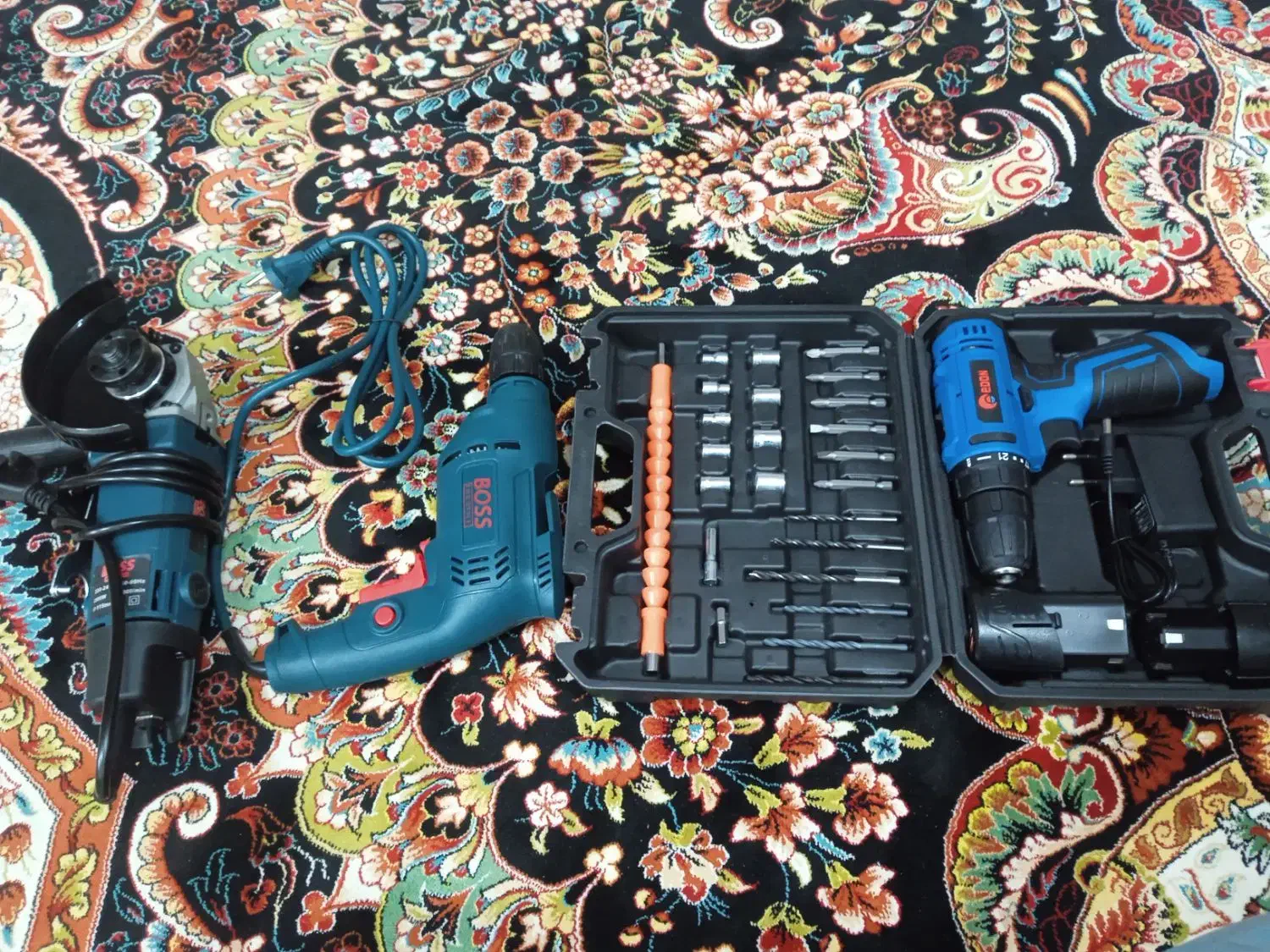 سه تا دستگاه مینی ابزار شامل سنگ فرز دریل|ابزارآلات|زاهدان, |دیوار