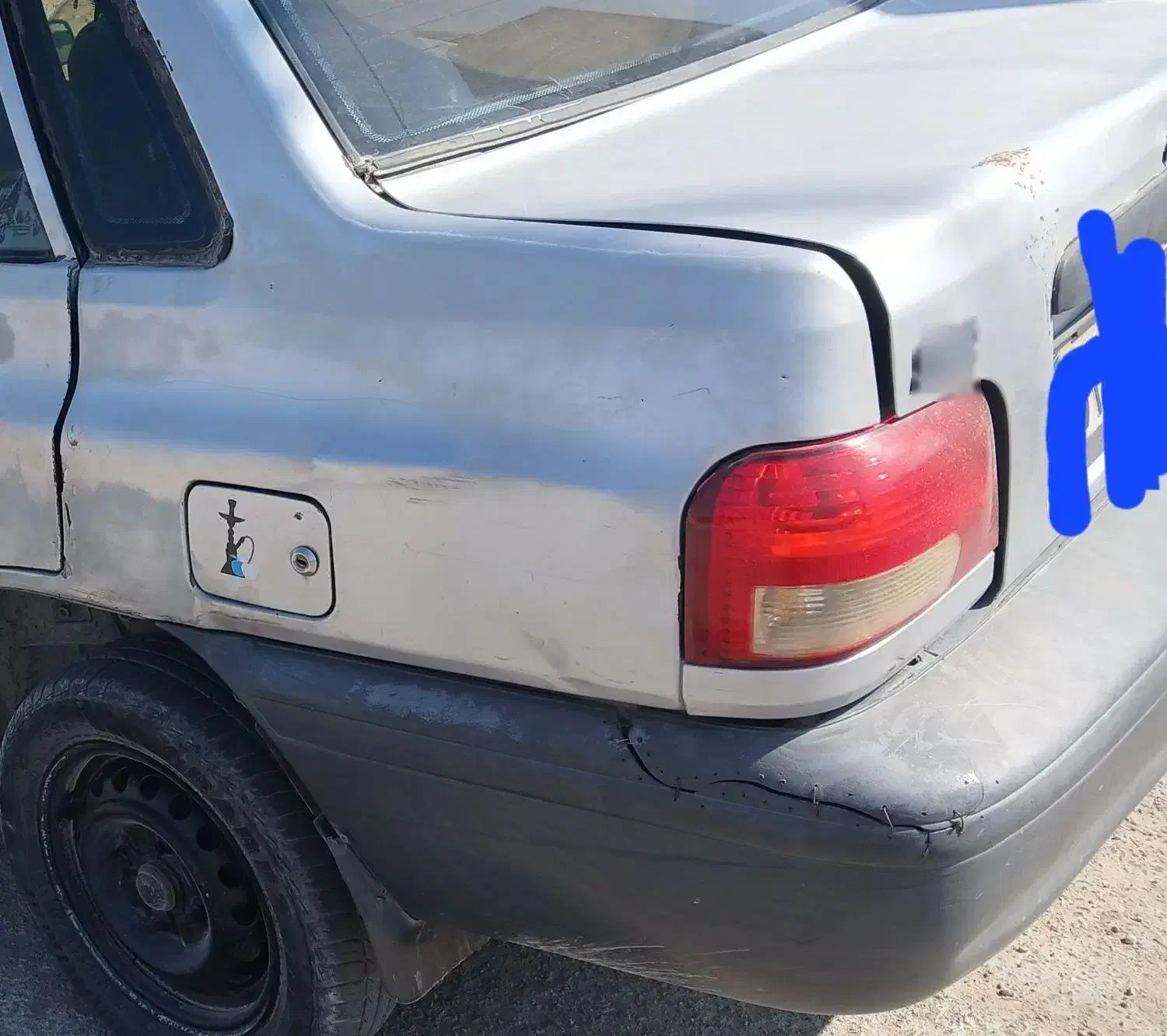 پراید مدل ۸۷رنگ نقراه ای|خودرو سواری و وانت|فورگ, |دیوار