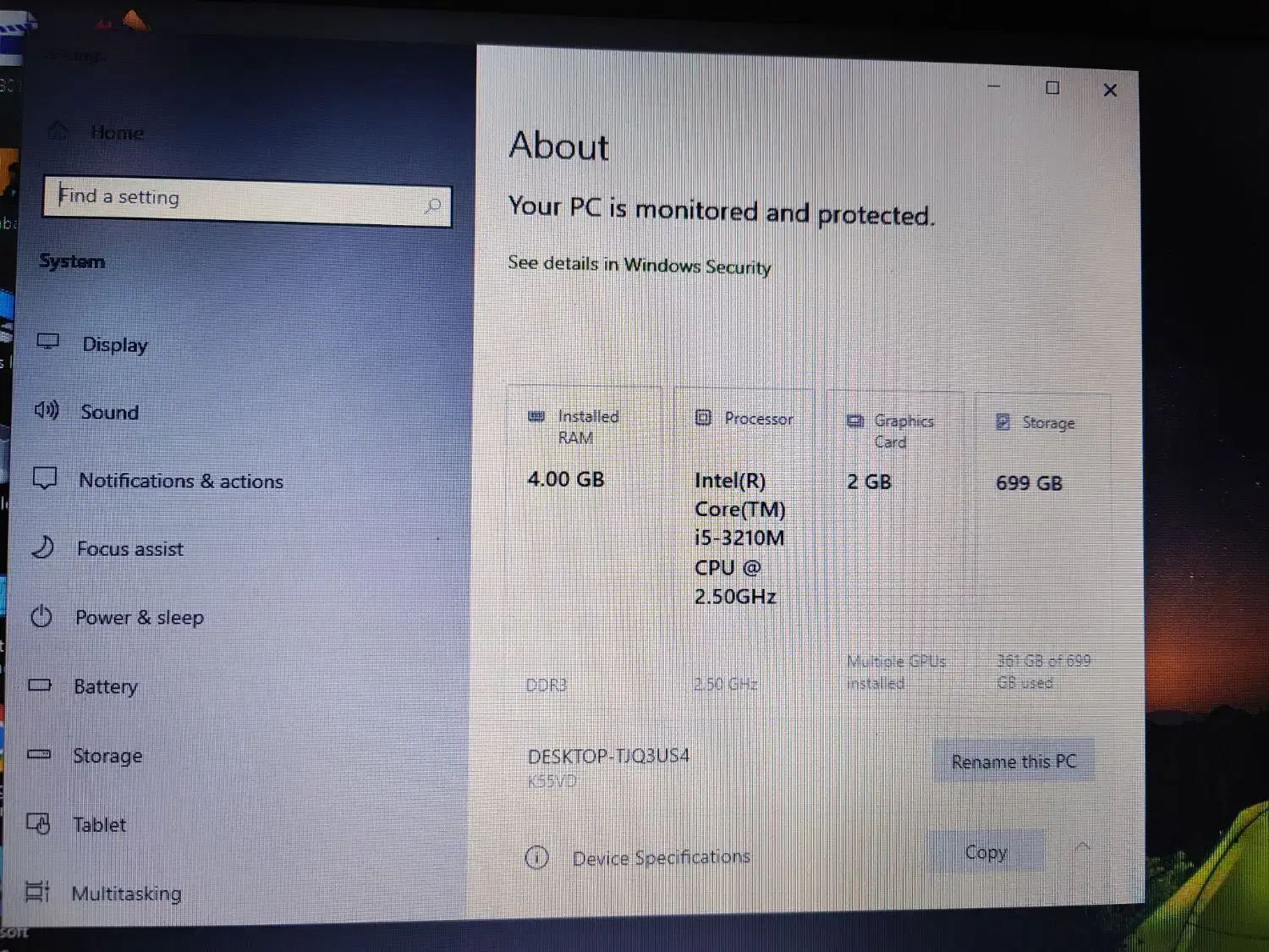 لپ‌تاپ Asus K55VD تمیز - مناسب کارهای روزمره|رایانه همراه|اهواز, کوی پیروزی|دیوار