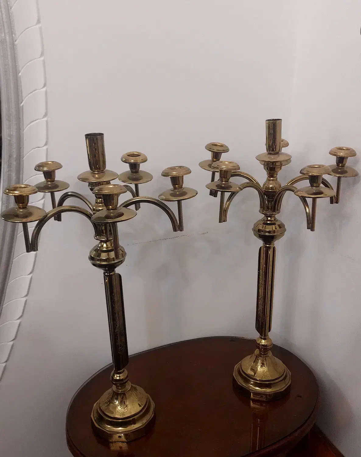 شمعدان ایتالیایی قدینی|کلکسیون اشیاء عتیقه|میاندوآب, |دیوار