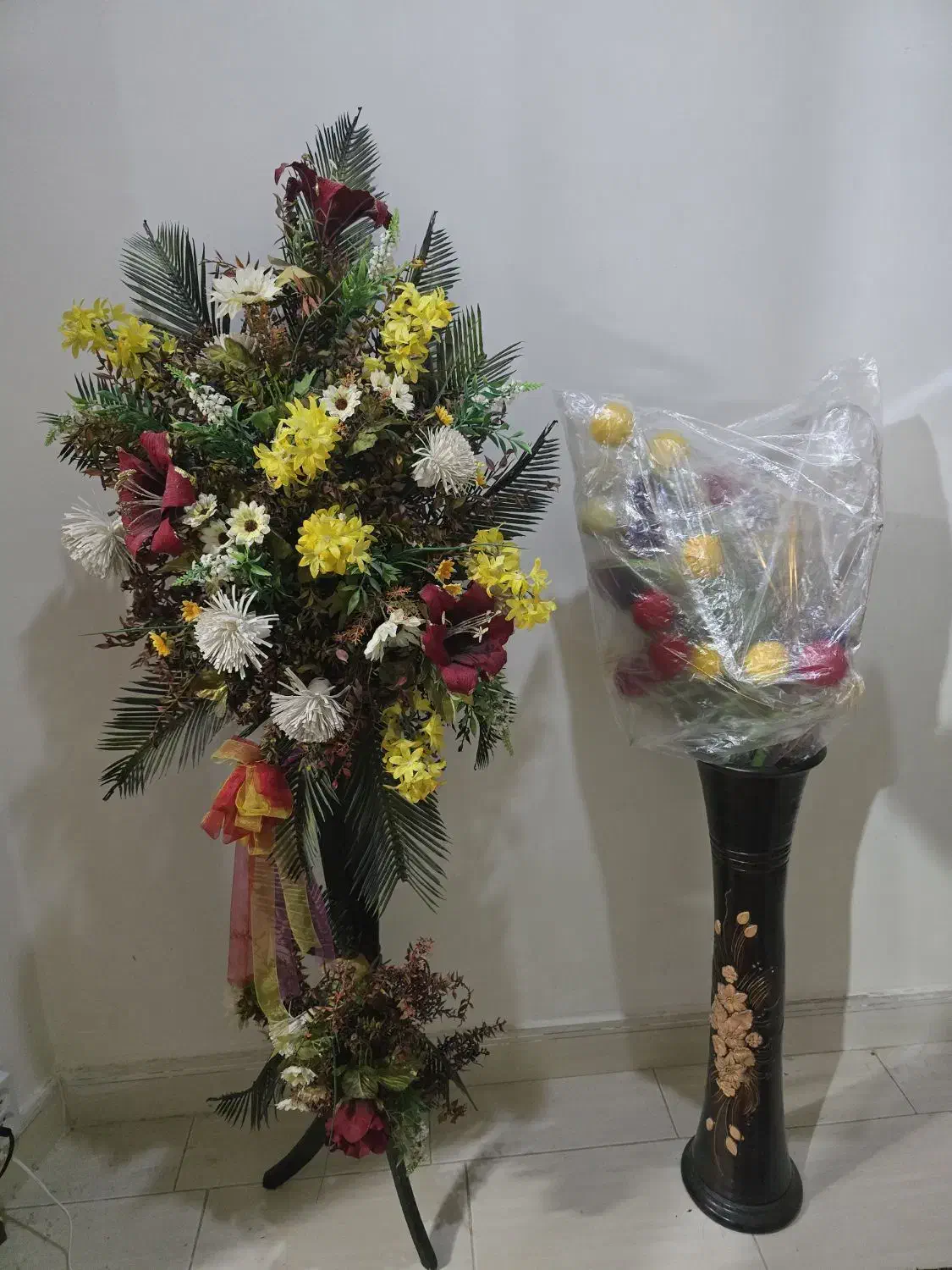 گل و گلدان|گل مصنوعی|بیرجند, |دیوار