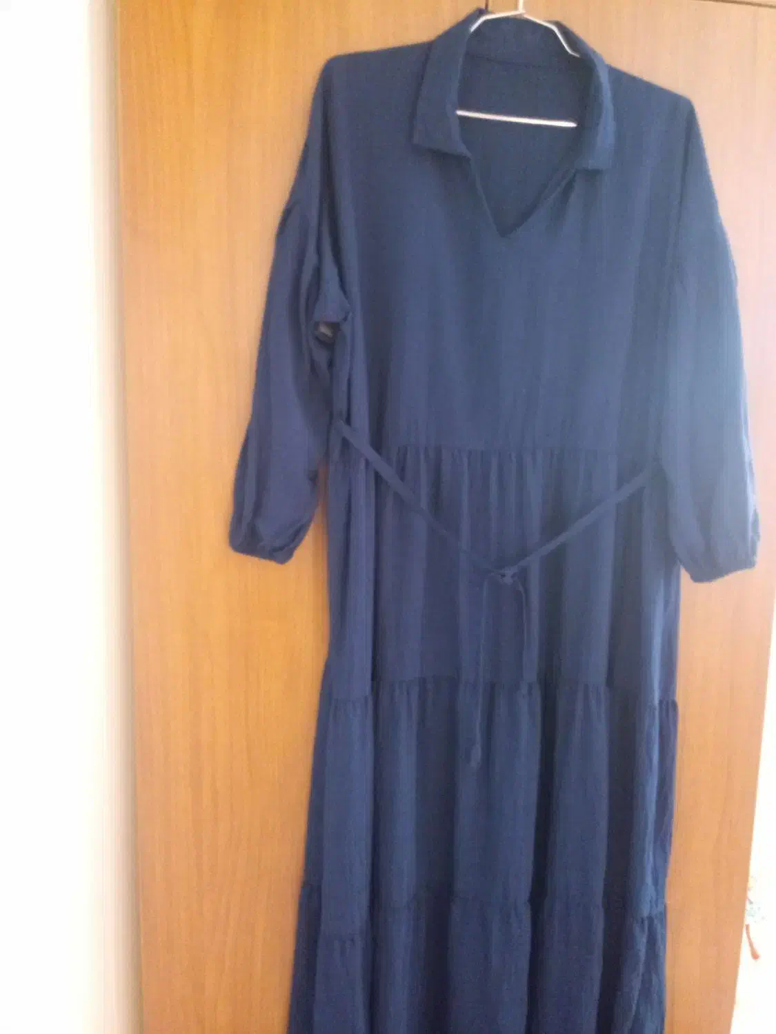 مانتوپیراهنی  بلند سرمه ای قد130سانت|لباس|بابلسر, |دیوار